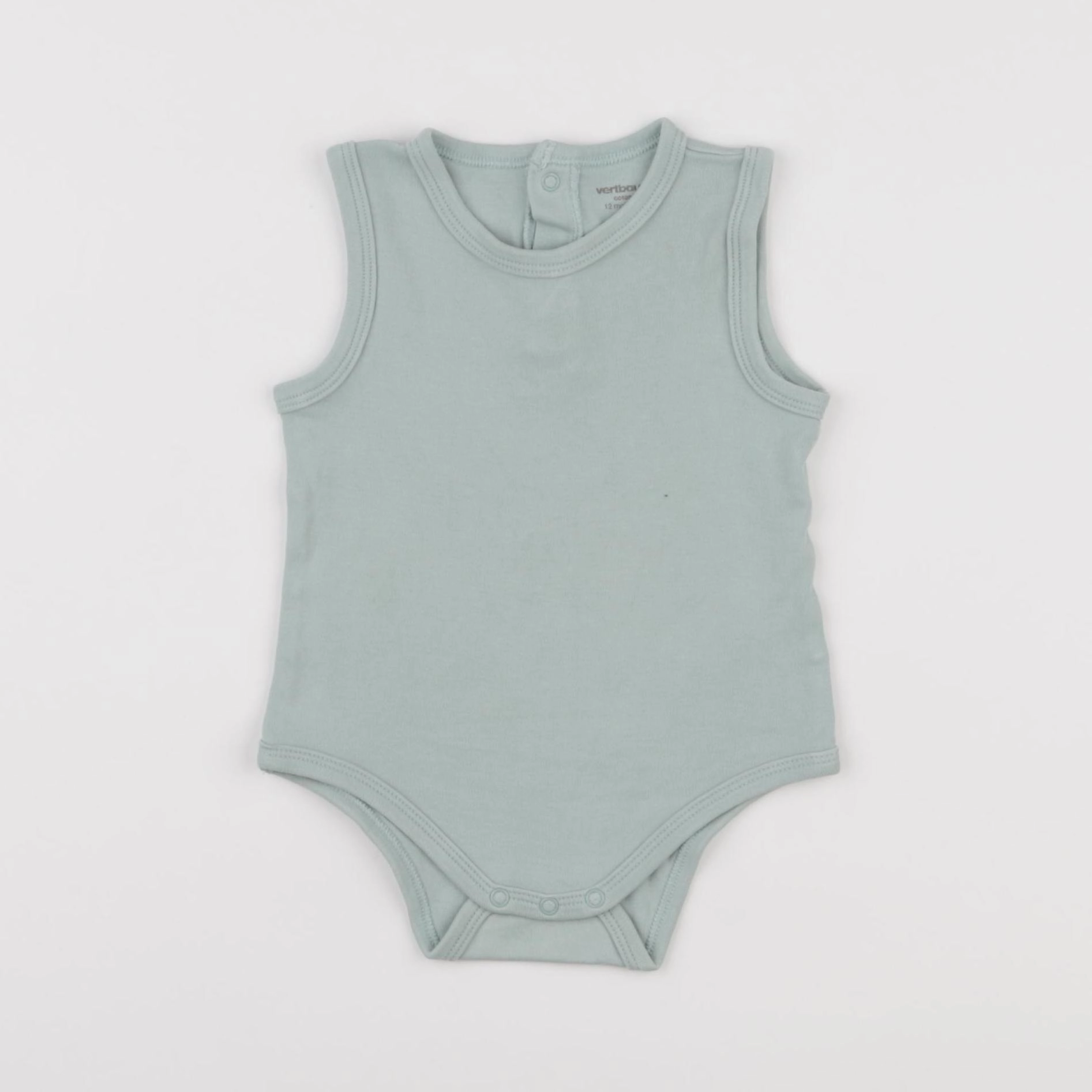 Vertbaudet - body vert - 12 mois