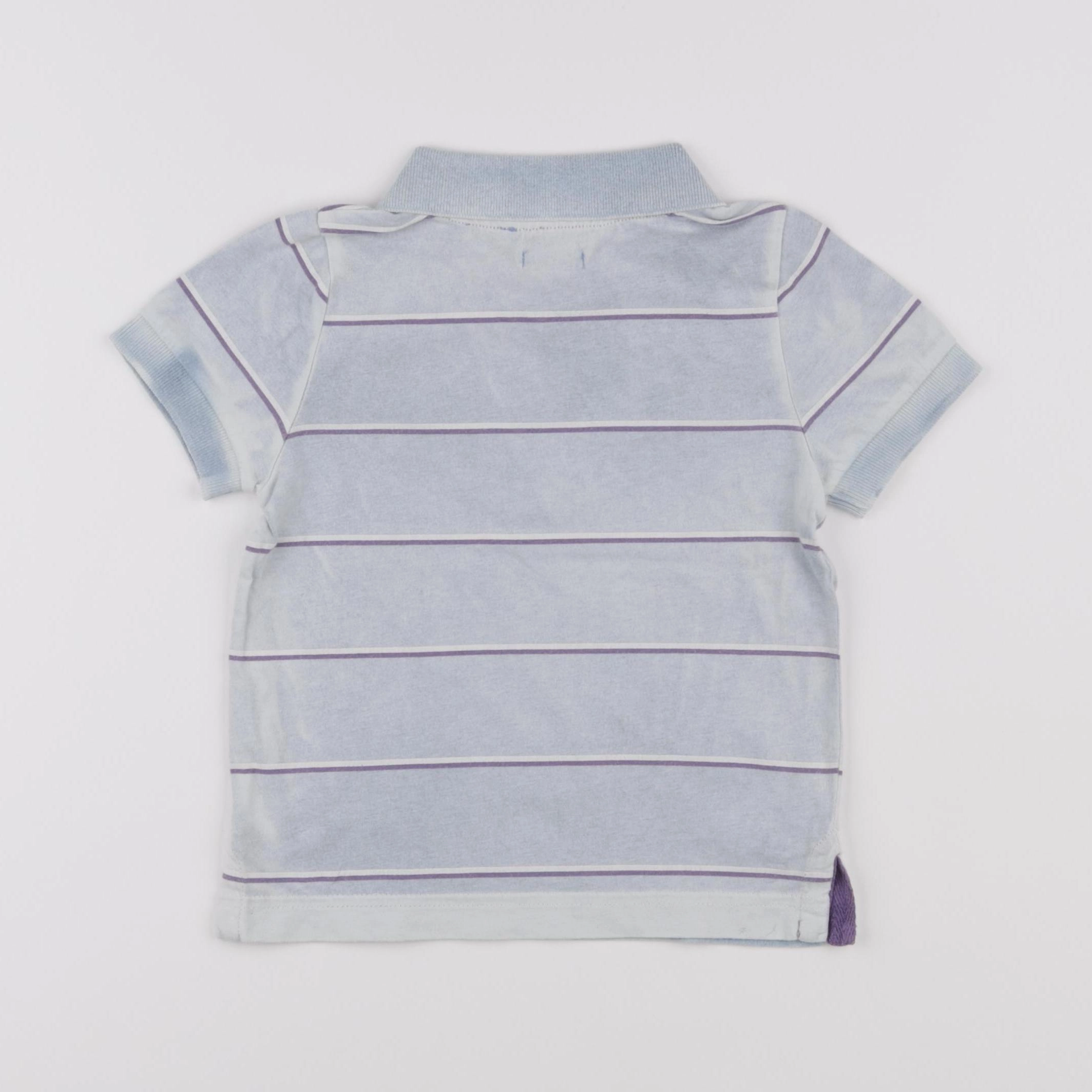 IKKS - polo bleu - 2 ans