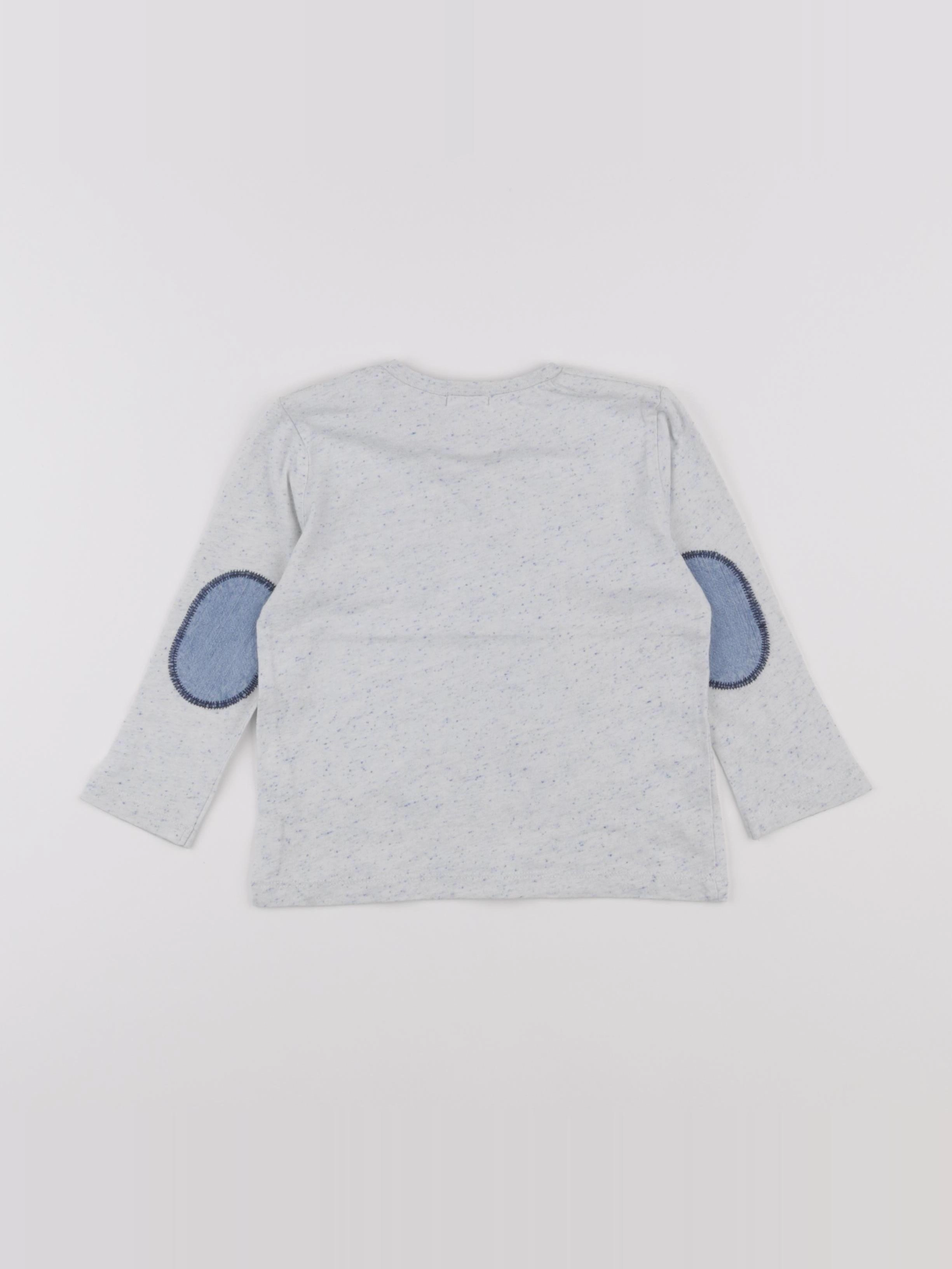 IKKS - tee-shirt bleu - 18 mois