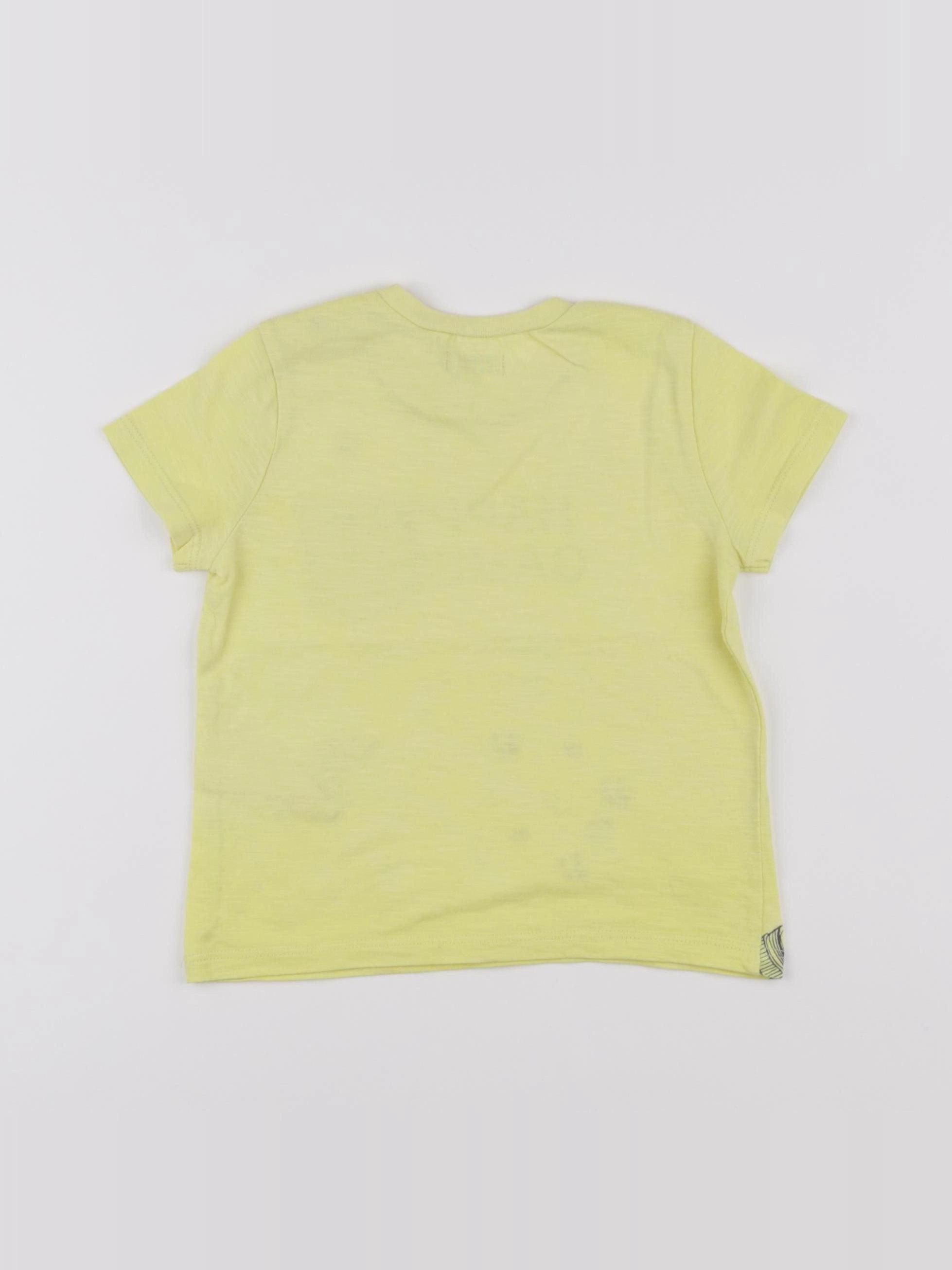 IKKS - tee-shirt jaune - 18 mois