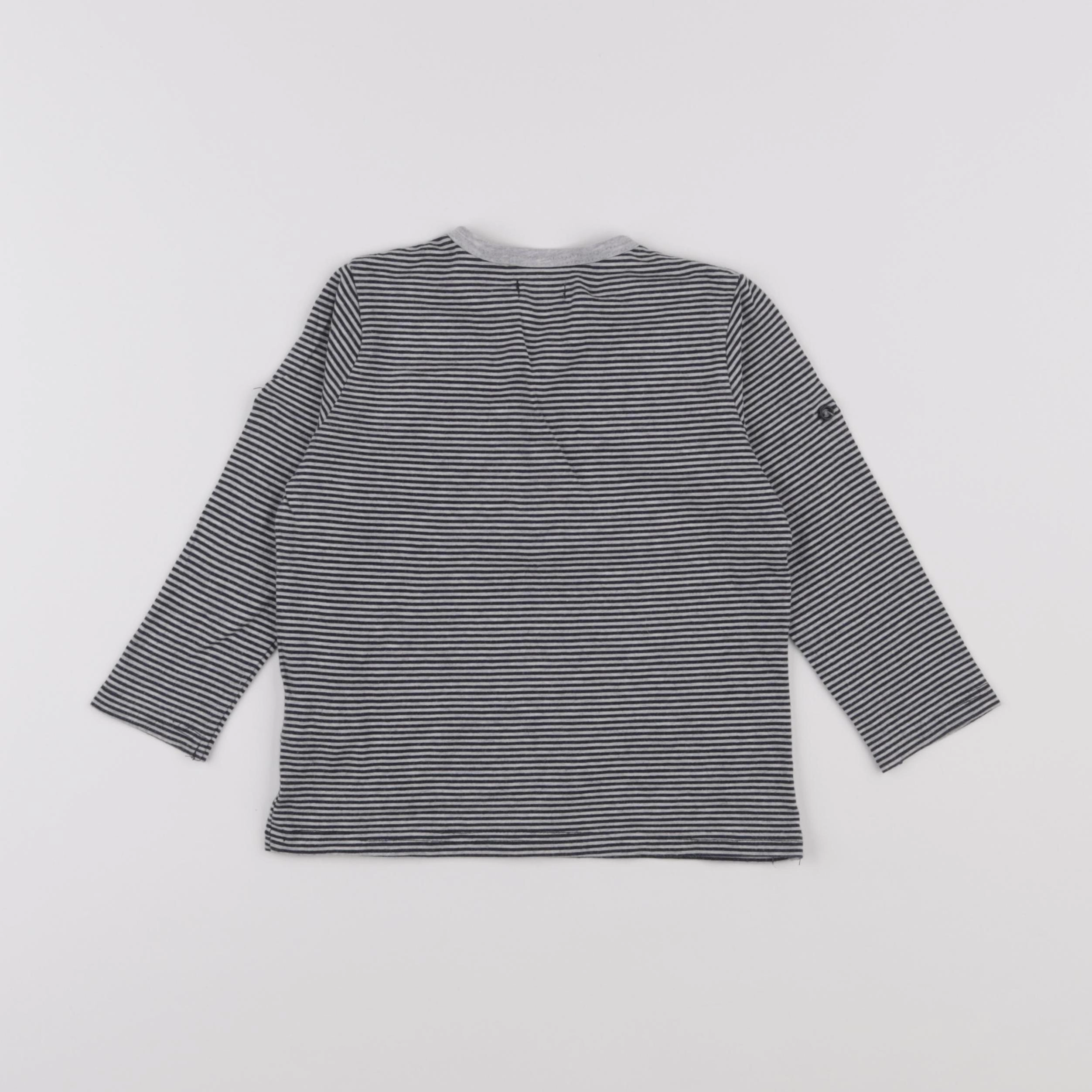 IKKS - tee-shirt bleu - 2 ans