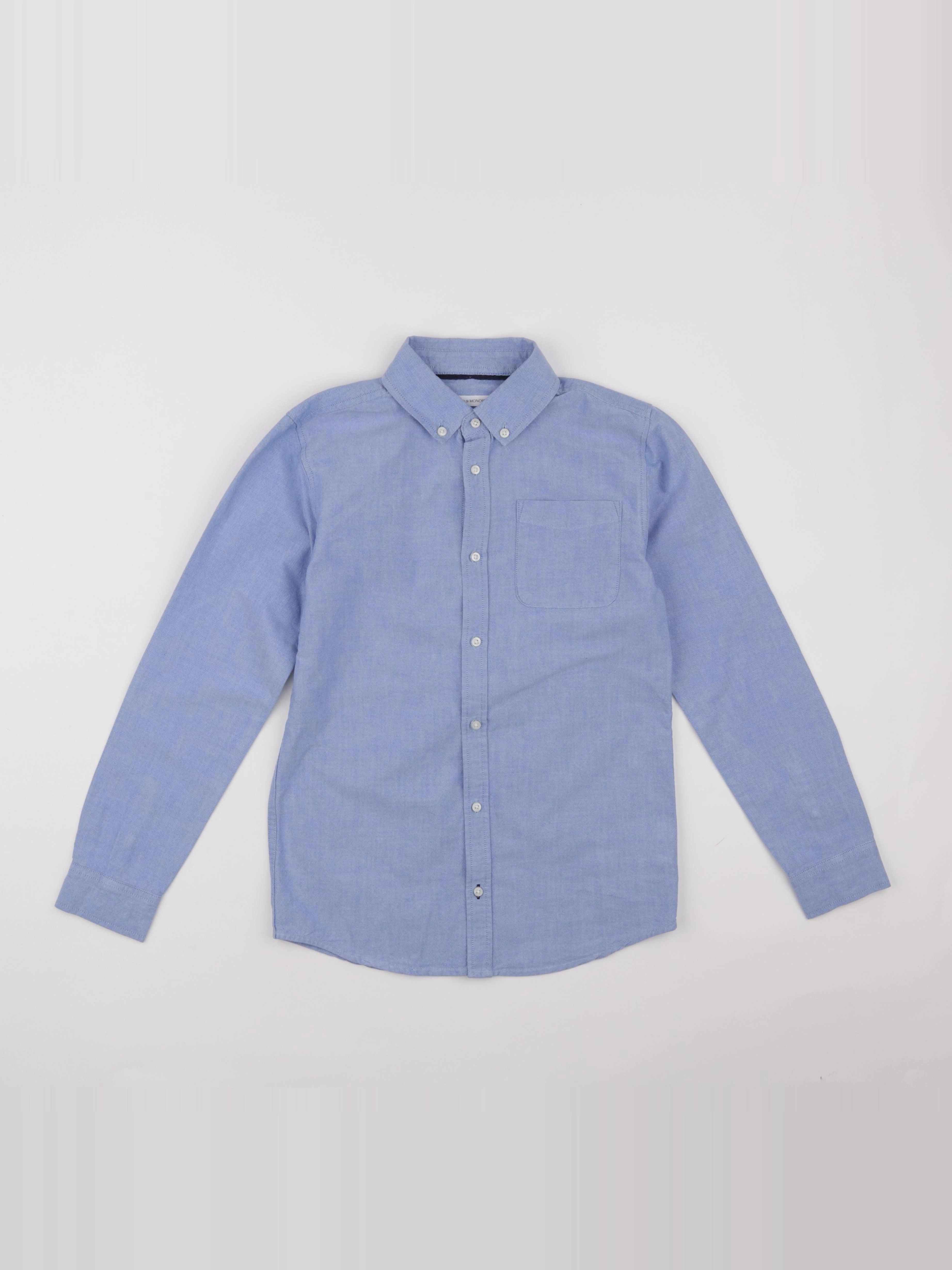 Monoprix - chemise bleu - 12 ans