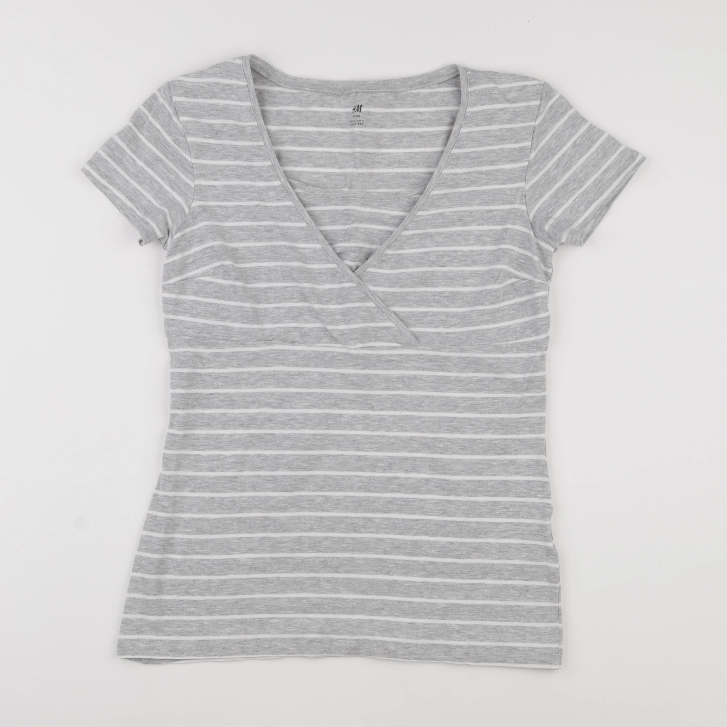 H&M - tee-shirt grossesse gris - 36