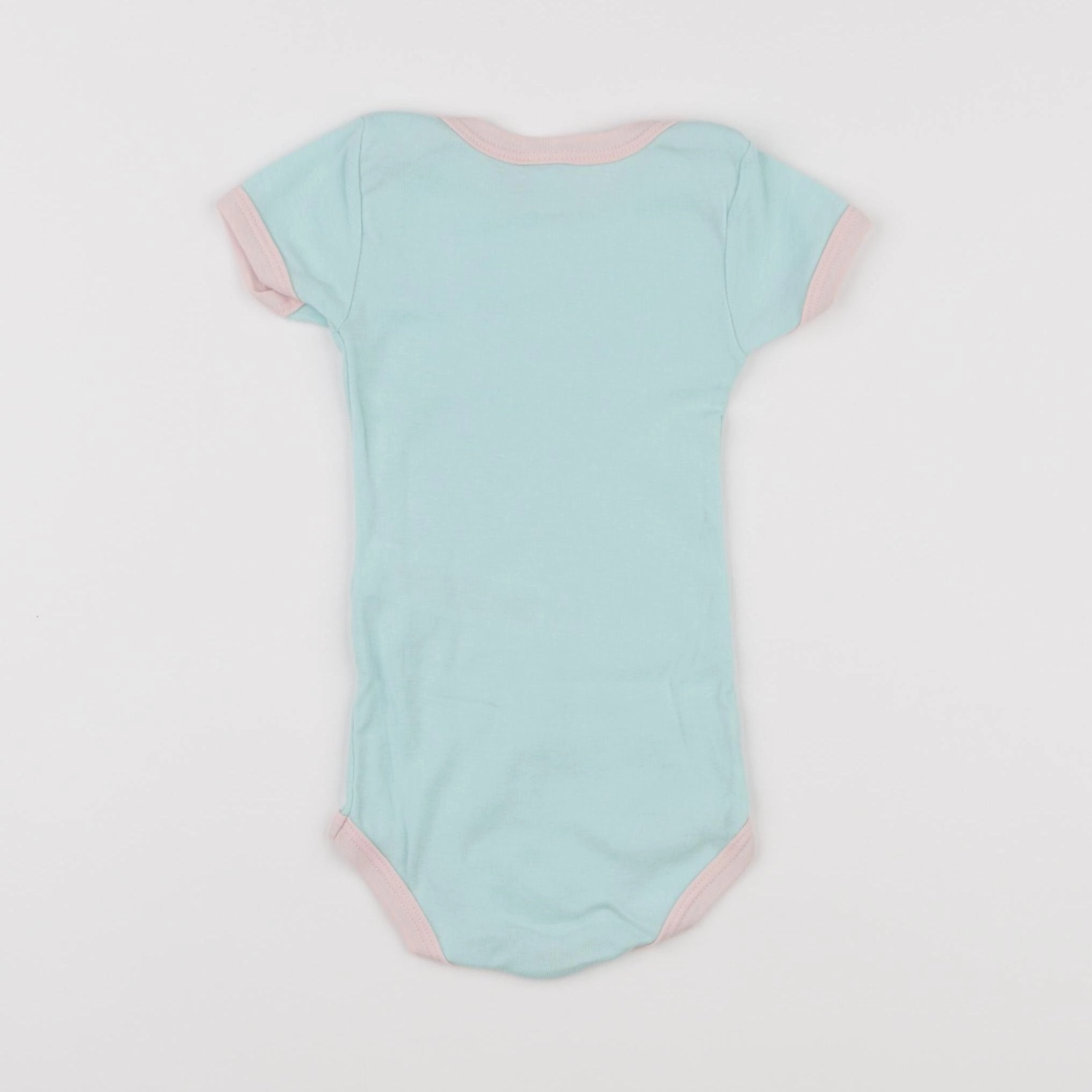 Petit Bateau - body vert - 9 mois