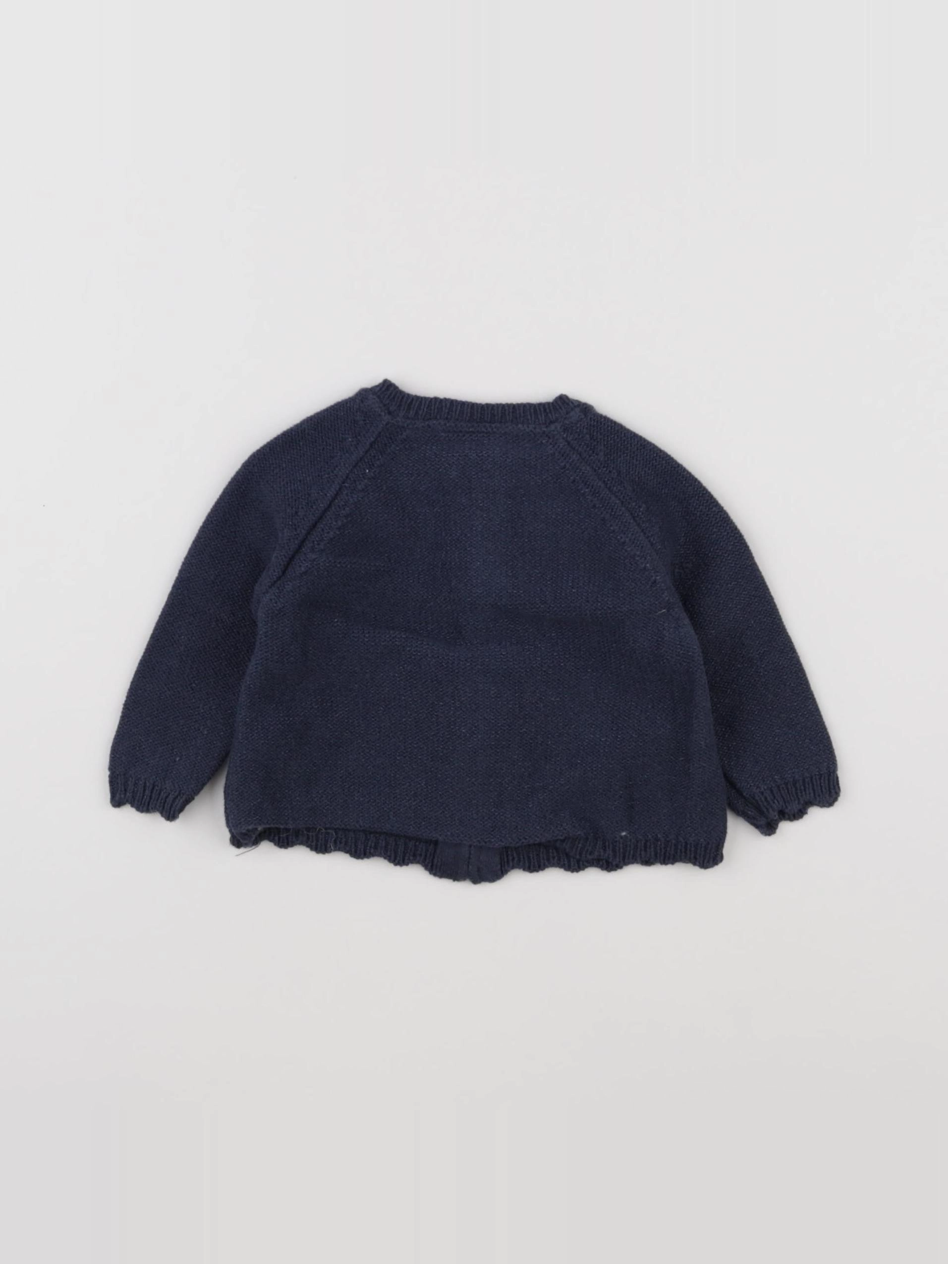 Tape à l'oeil - gilet bleu - 3 mois