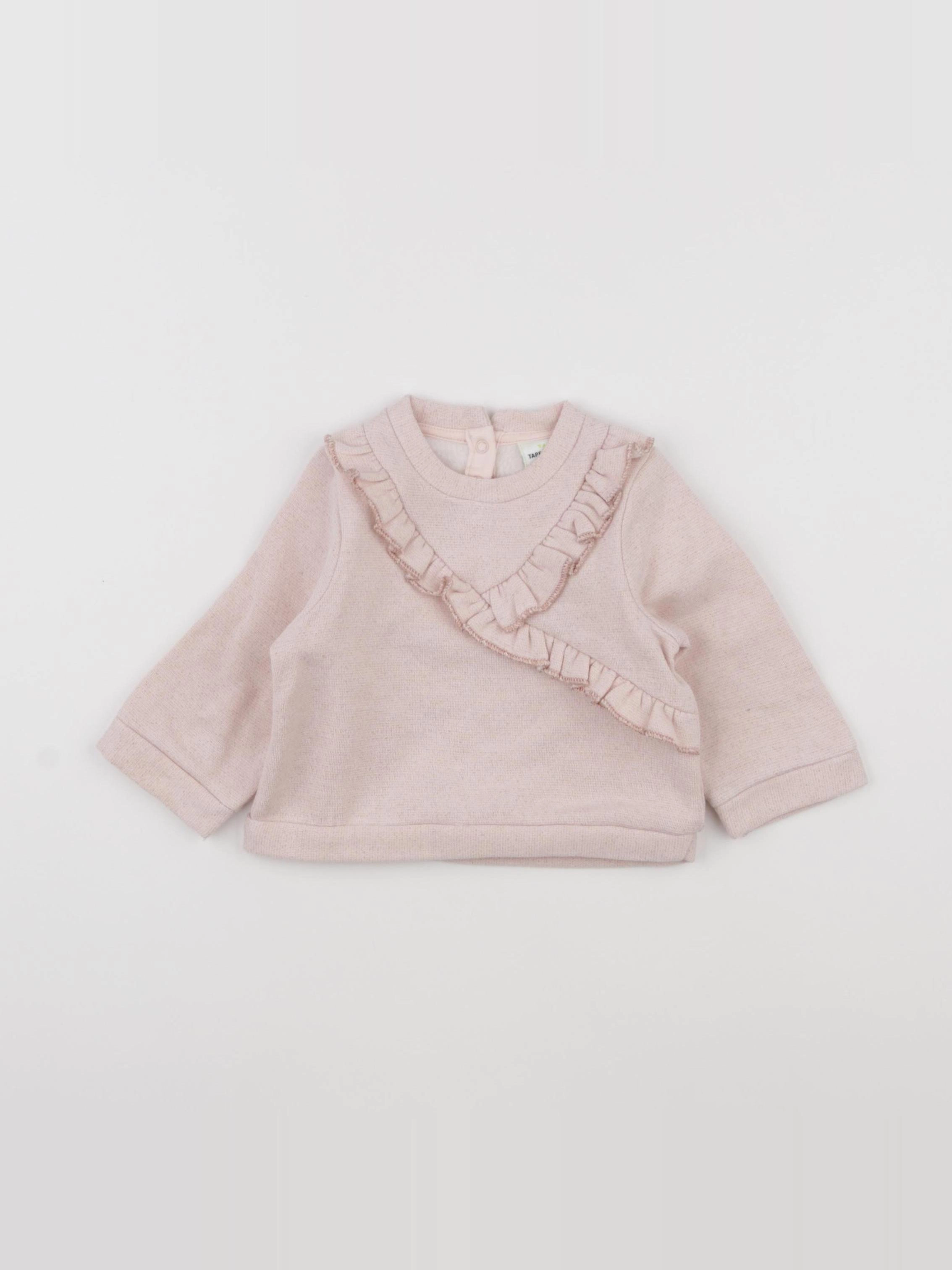 Tape à l'oeil - sweat rose - 6 mois
