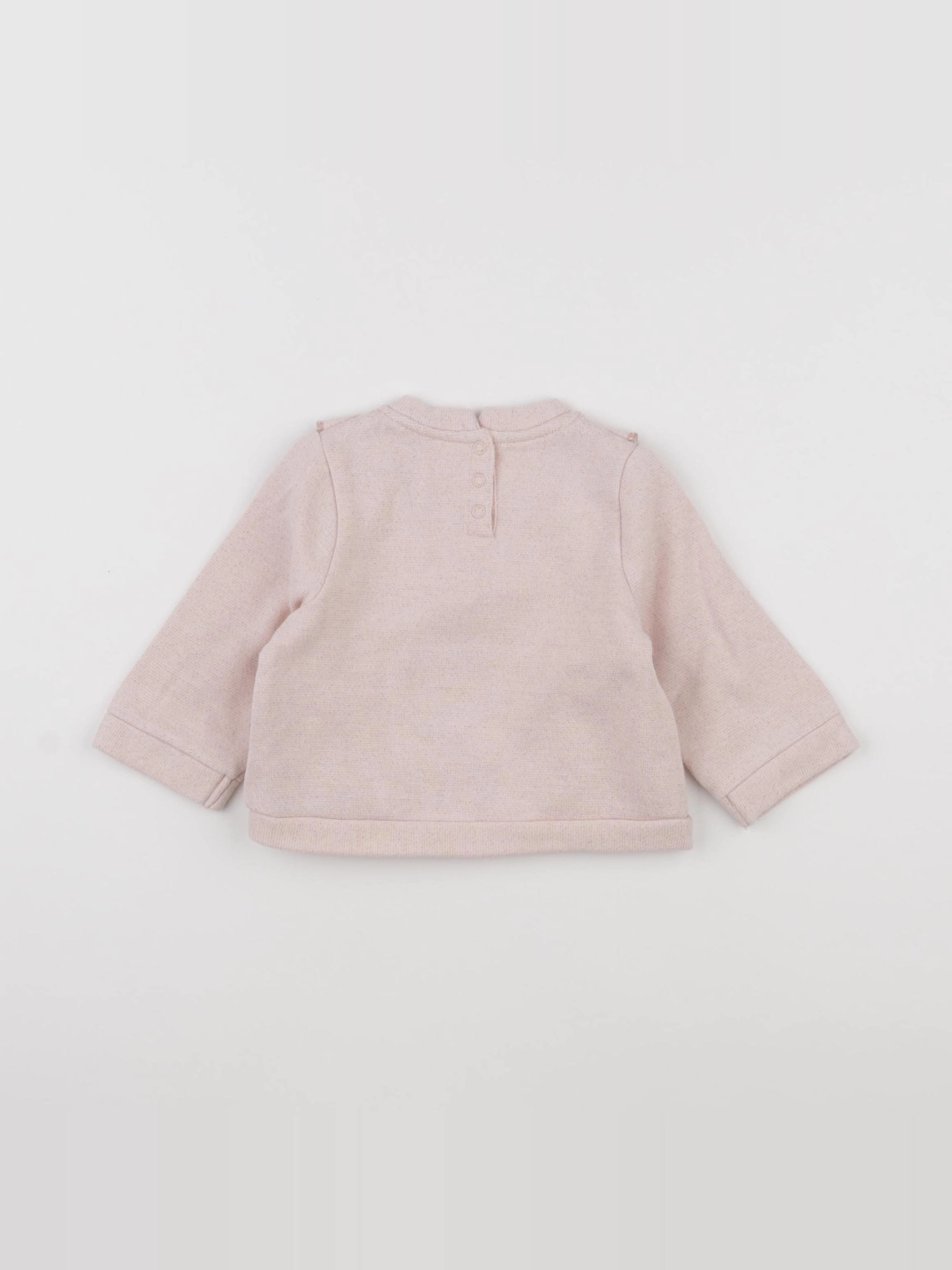 Tape à l'oeil - sweat rose - 6 mois