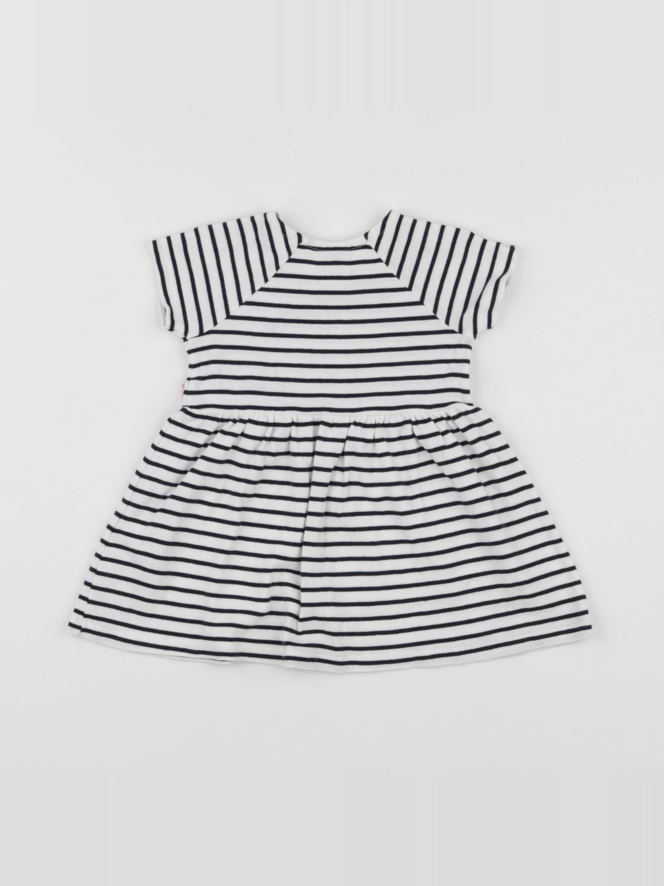 Petit Bateau - robe bleu - 6 mois
