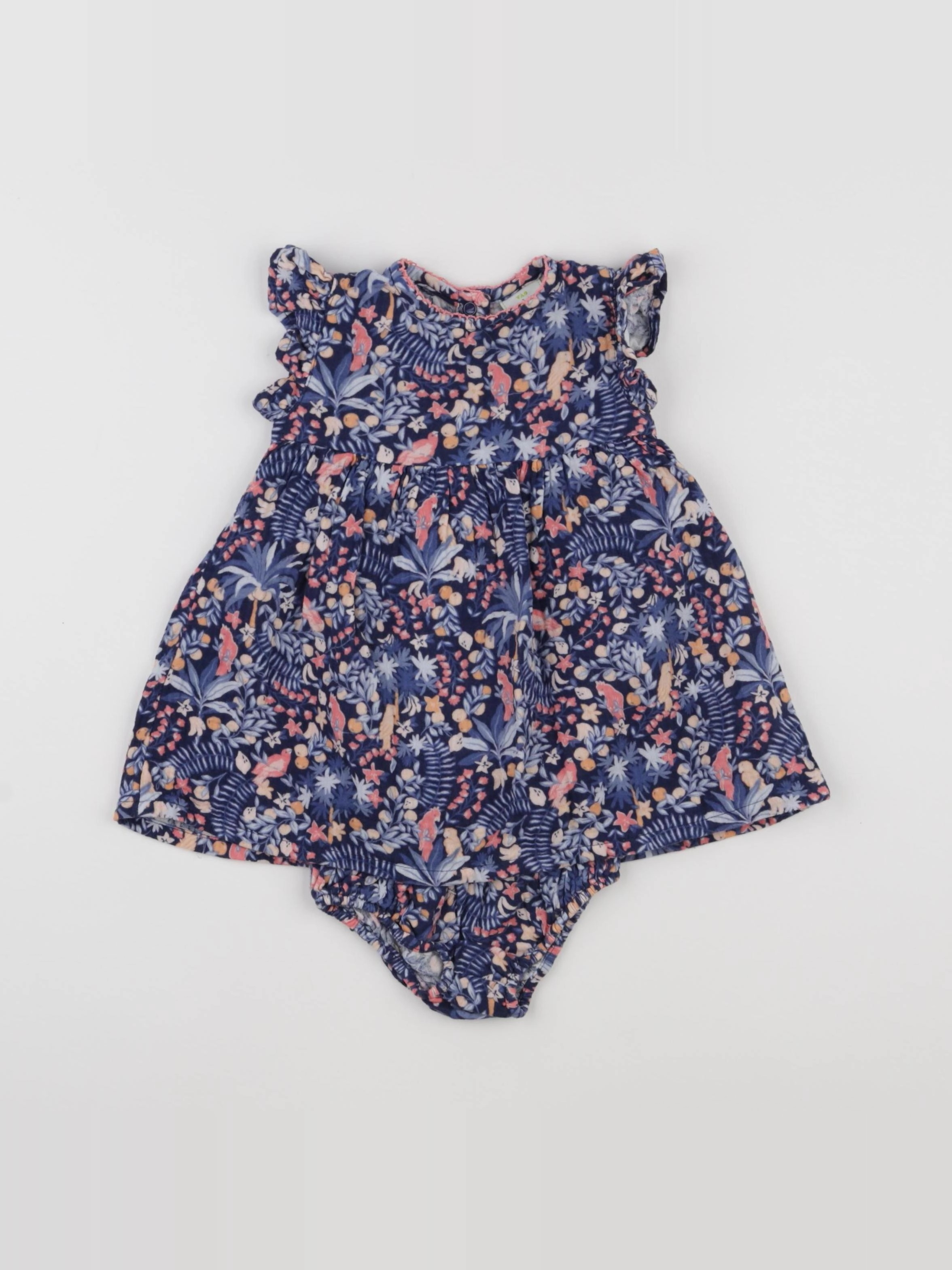 Tape à l'oeil - robe bleu - 6 mois