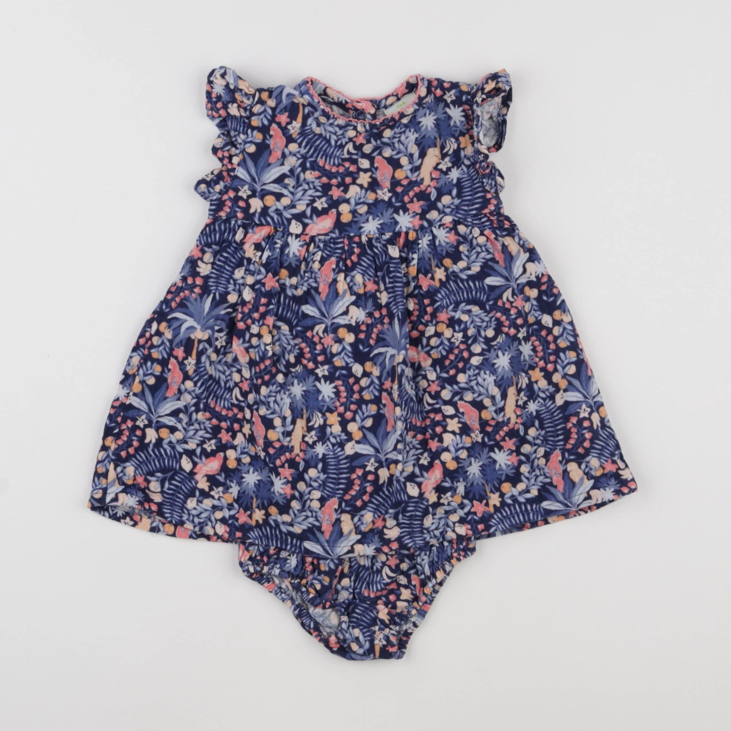 Tape à l'oeil - robe bleu - 6 mois