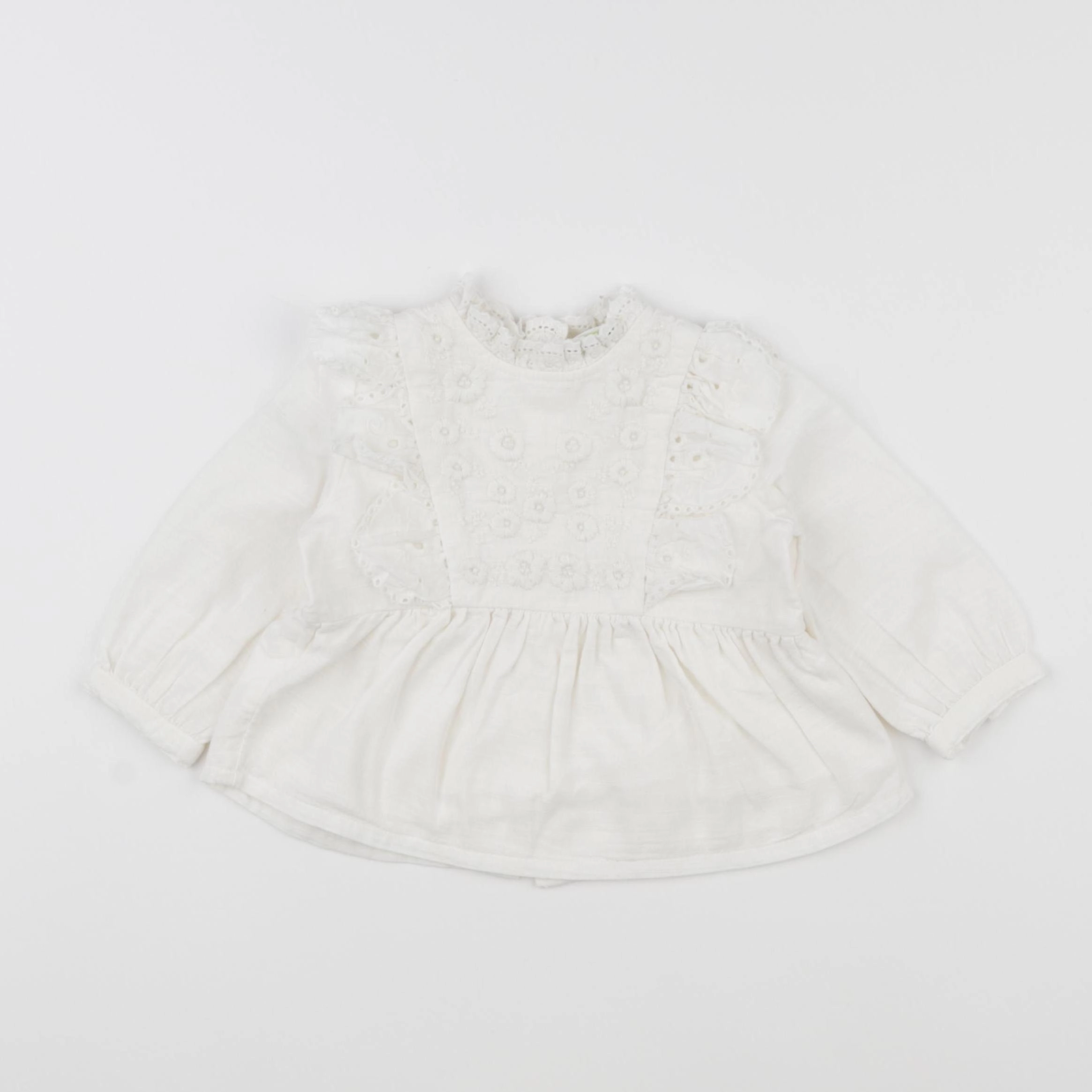 Tape à l'oeil - blouse blanc - 9 mois