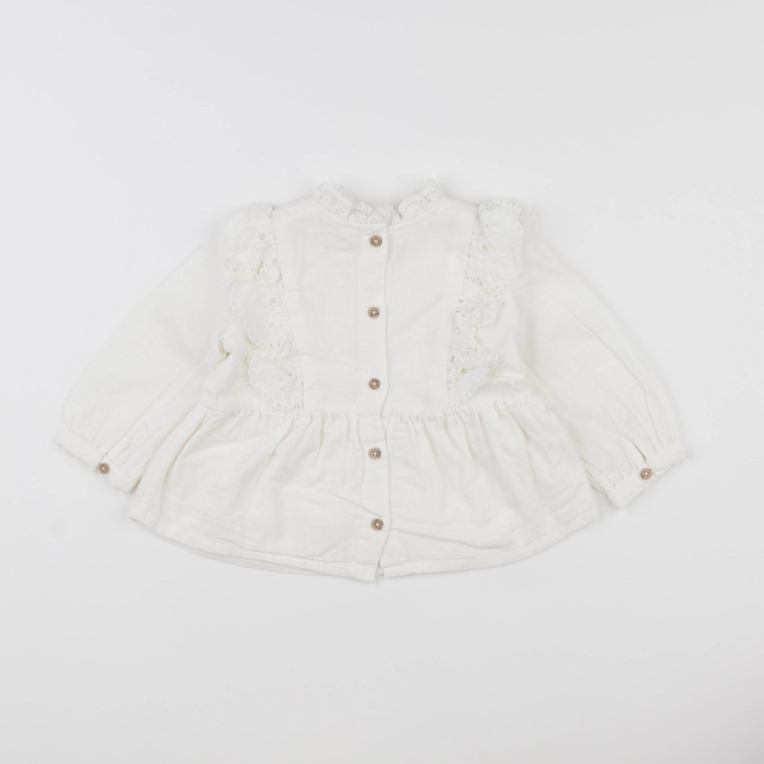 Tape à l'oeil - blouse blanc - 9 mois