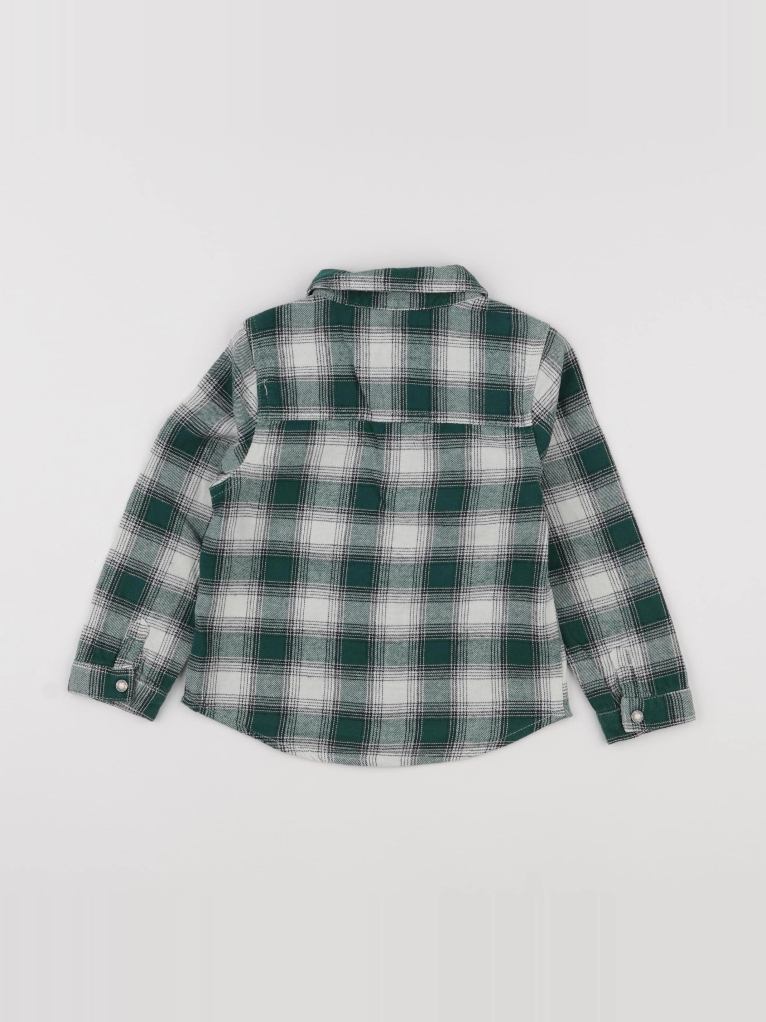 Vertbaudet - chemise vert - 36 mois