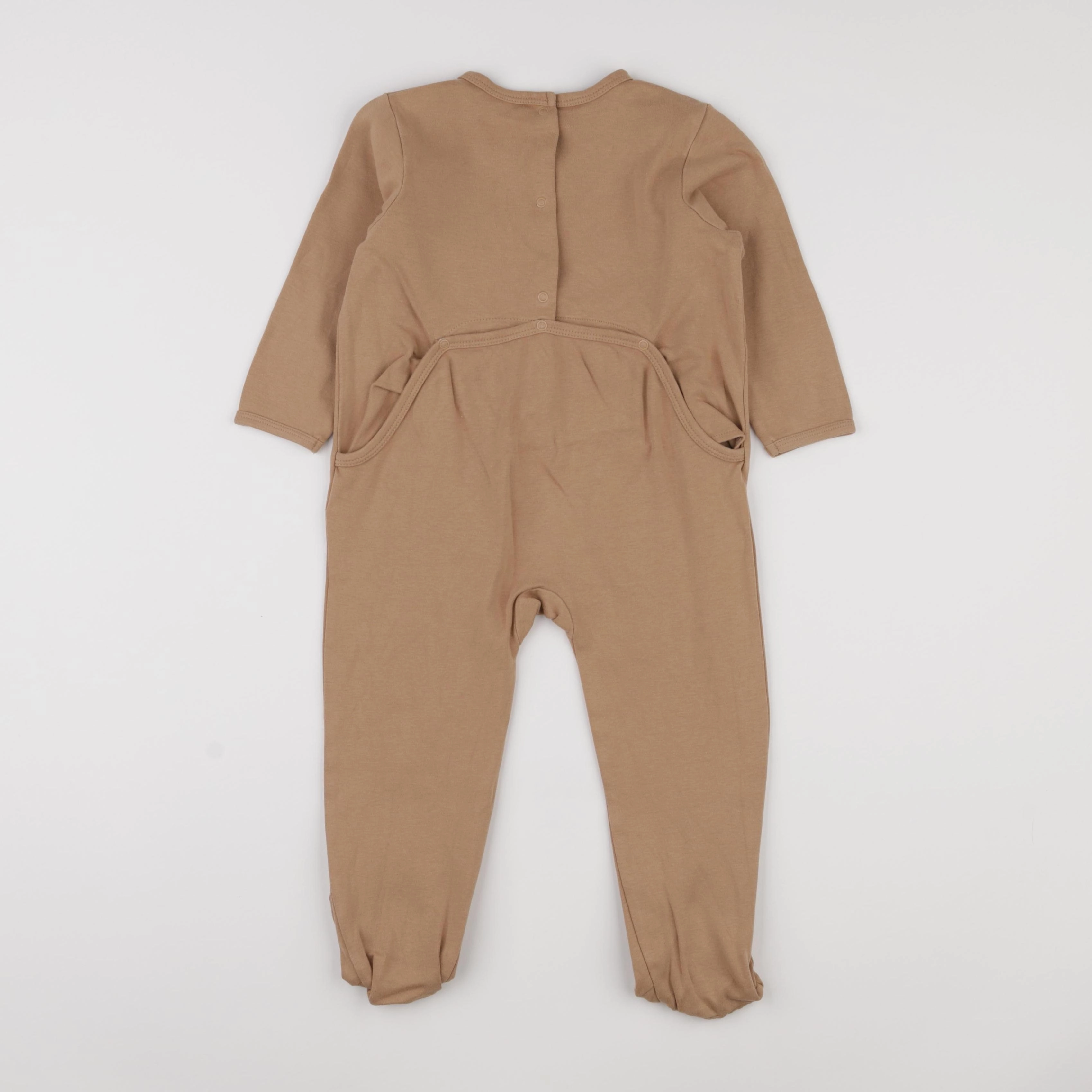 Vertbaudet - pyjama coton marron - 36 mois