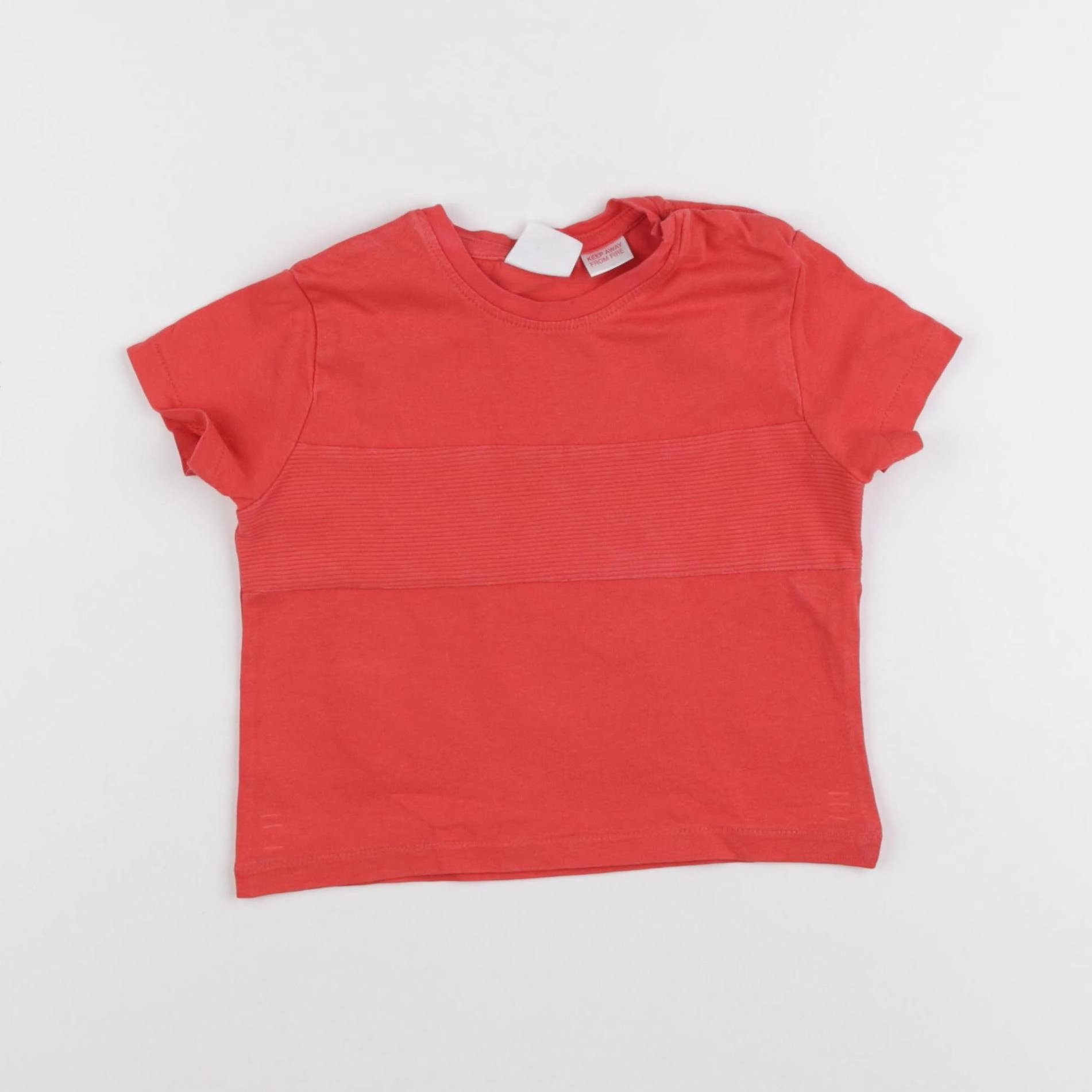 Zara - tee-shirt rouge - 6/9 mois