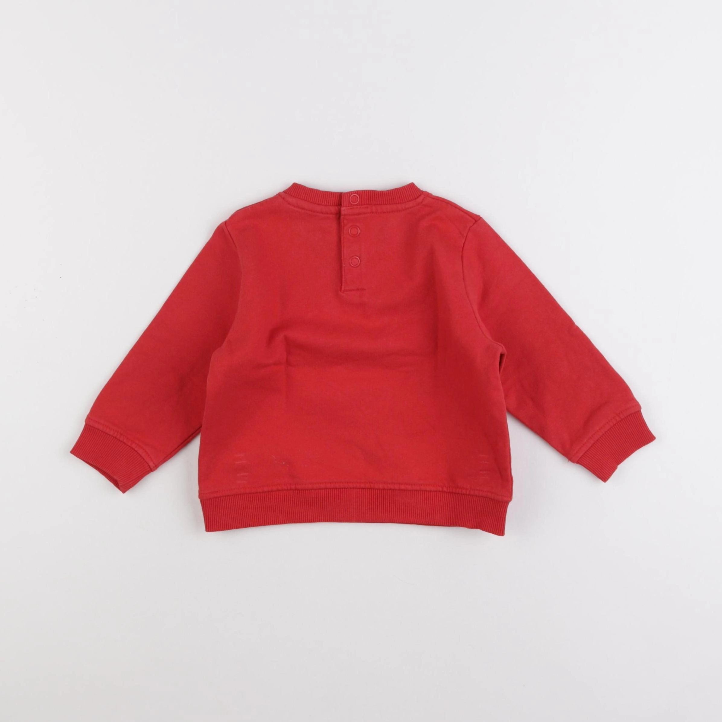 Tape à l'oeil - sweat rouge - 12 mois