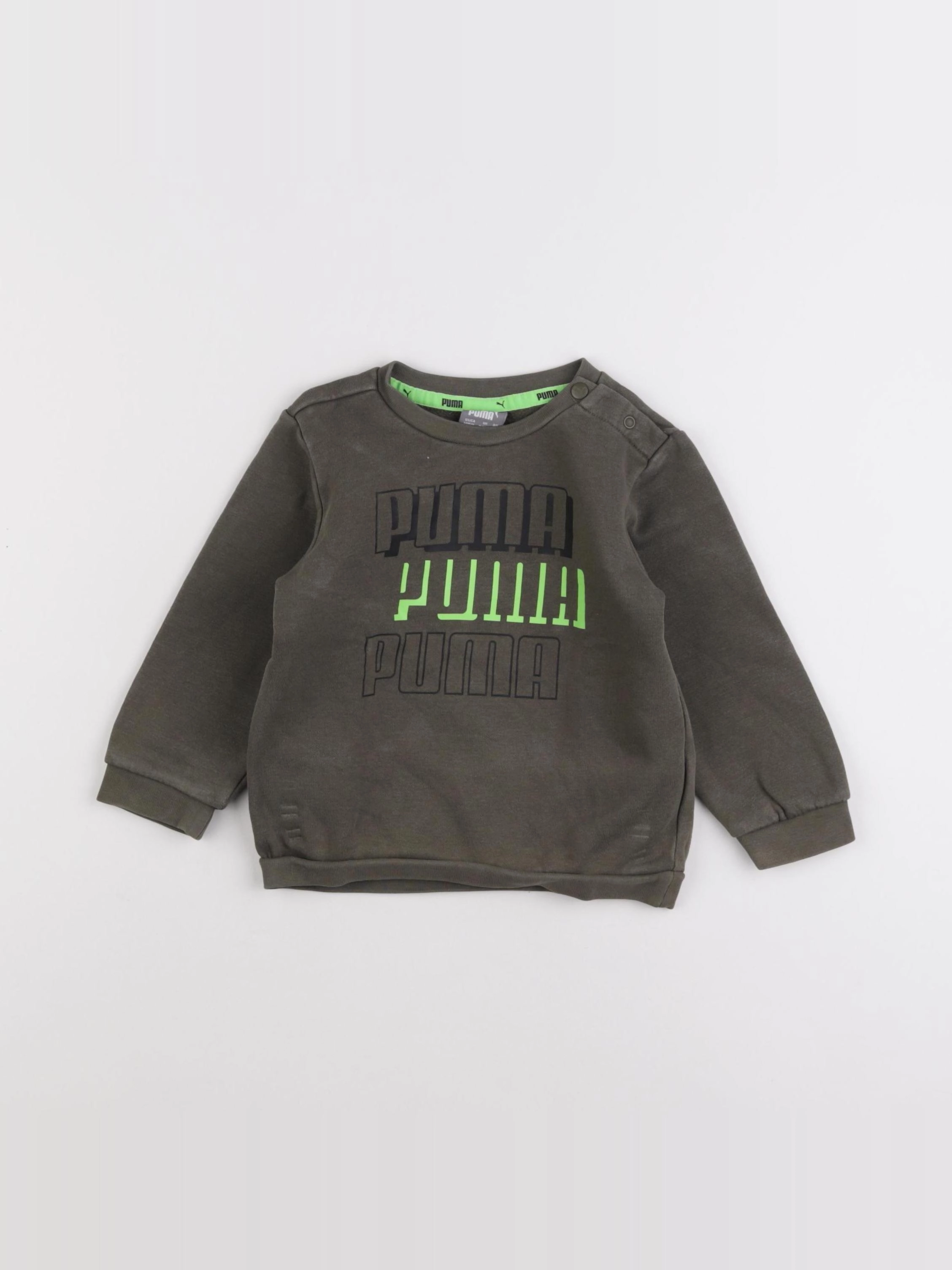 Puma - sweat vert - 9/12 mois