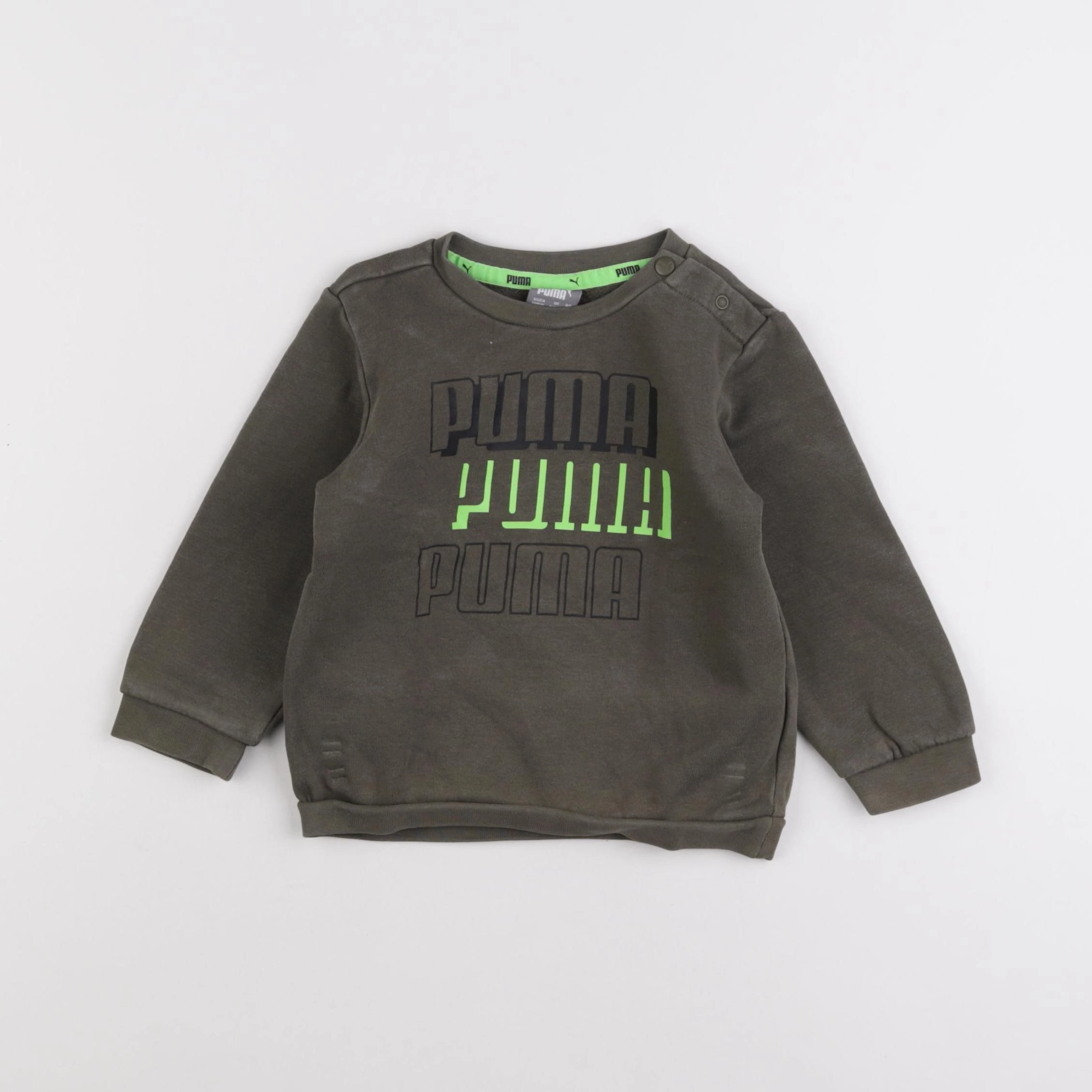 Puma - sweat vert - 9/12 mois