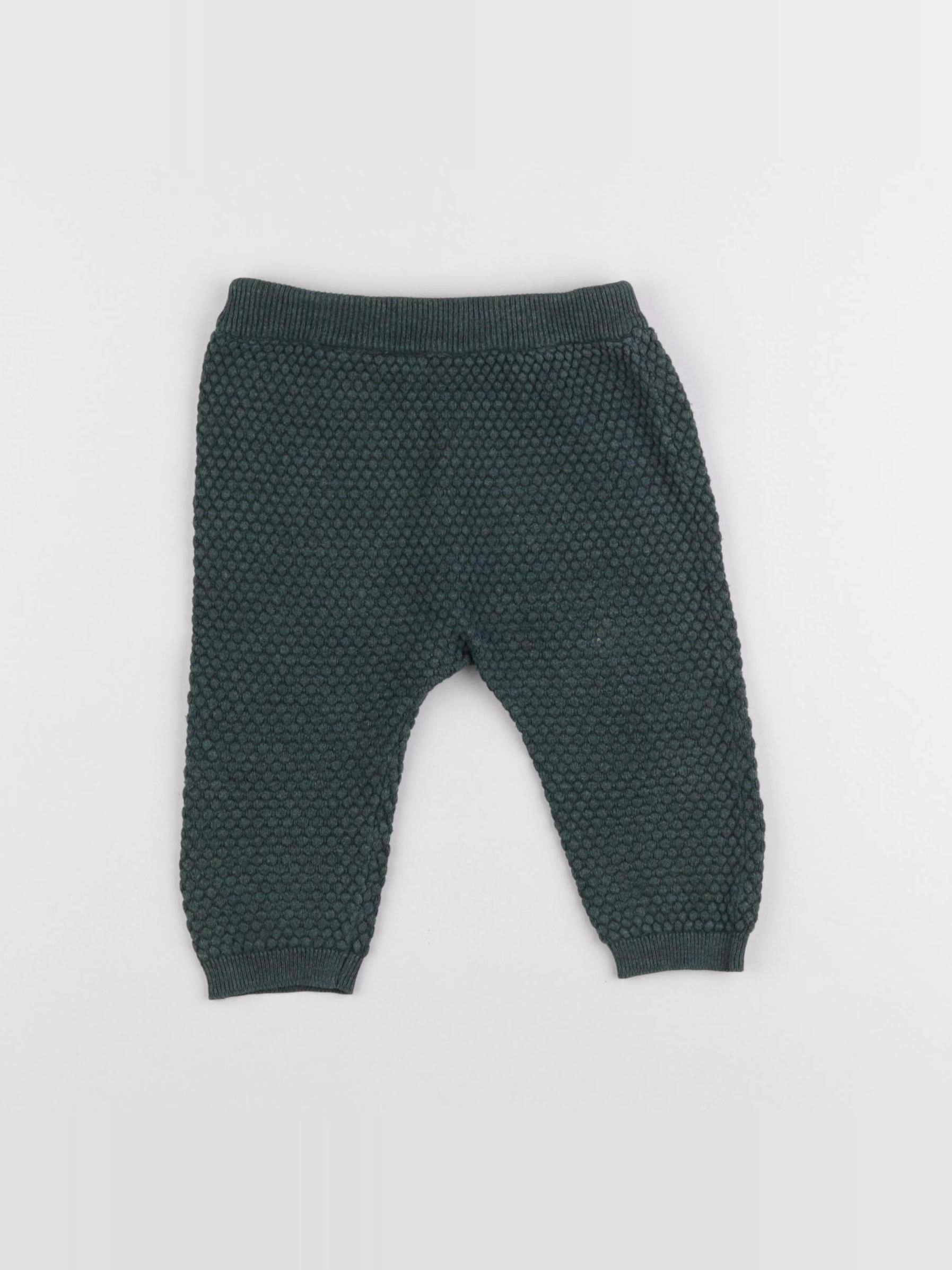 H&M - pantalon vert - 6 mois