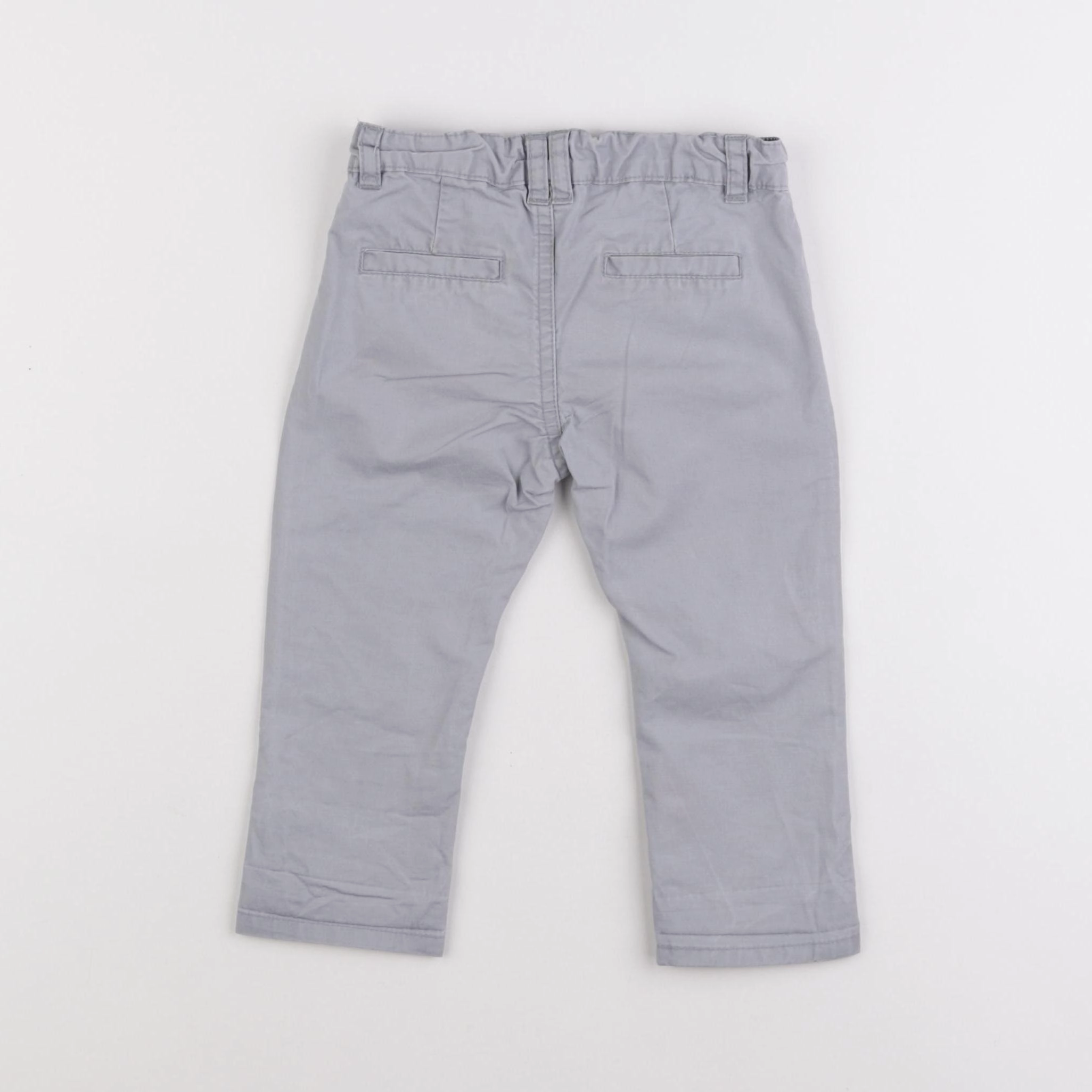 Vertbaudet - pantalon bleu - 12 mois