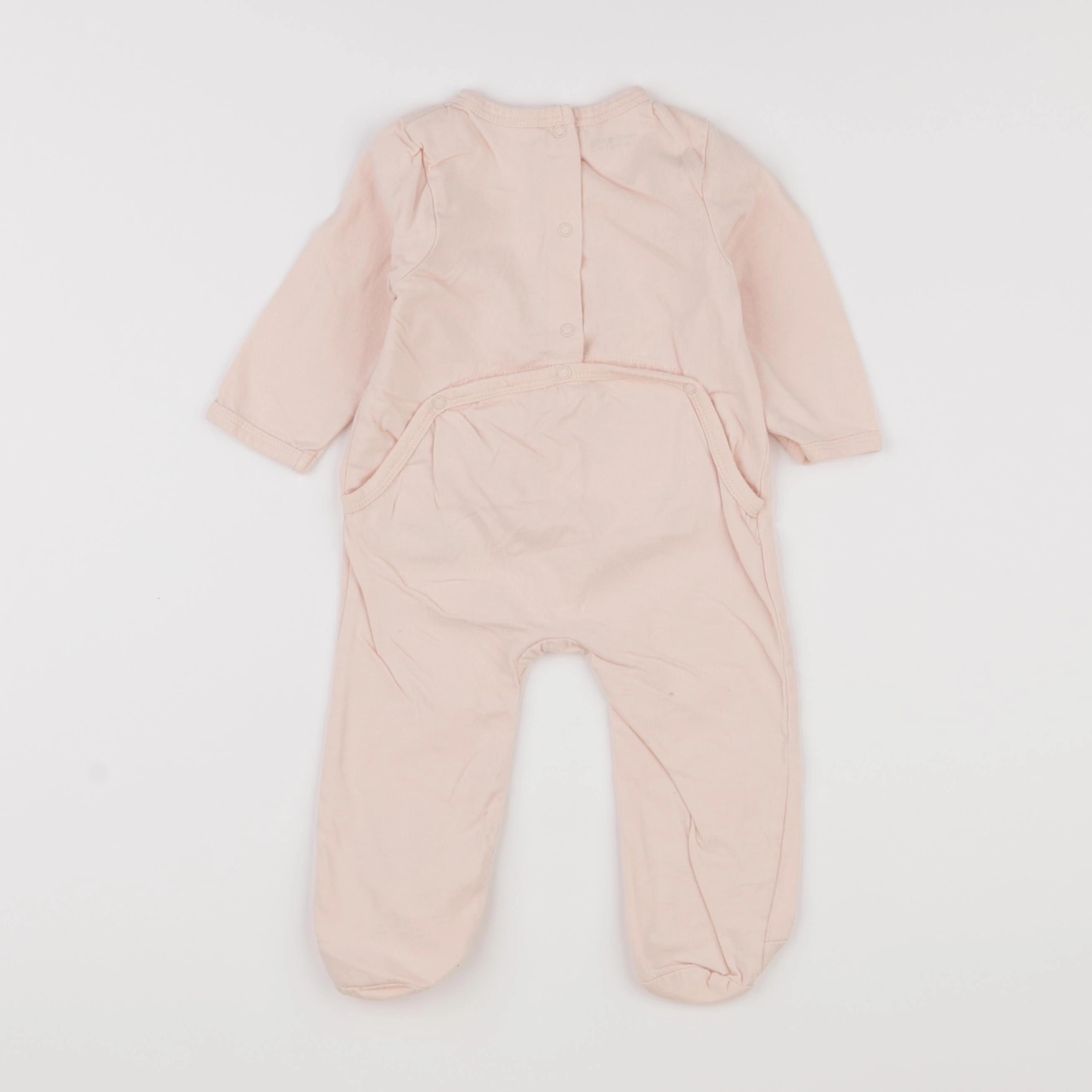 Vertbaudet - pyjama coton rose - 9 mois