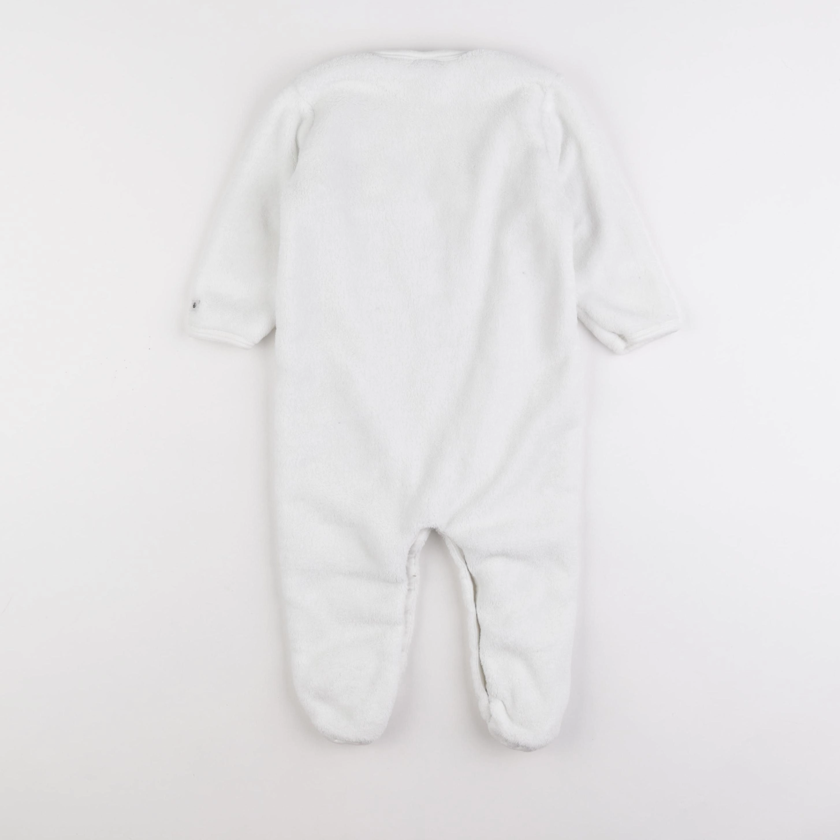 Petit Bateau - sur-pyjama blanc - 18 mois