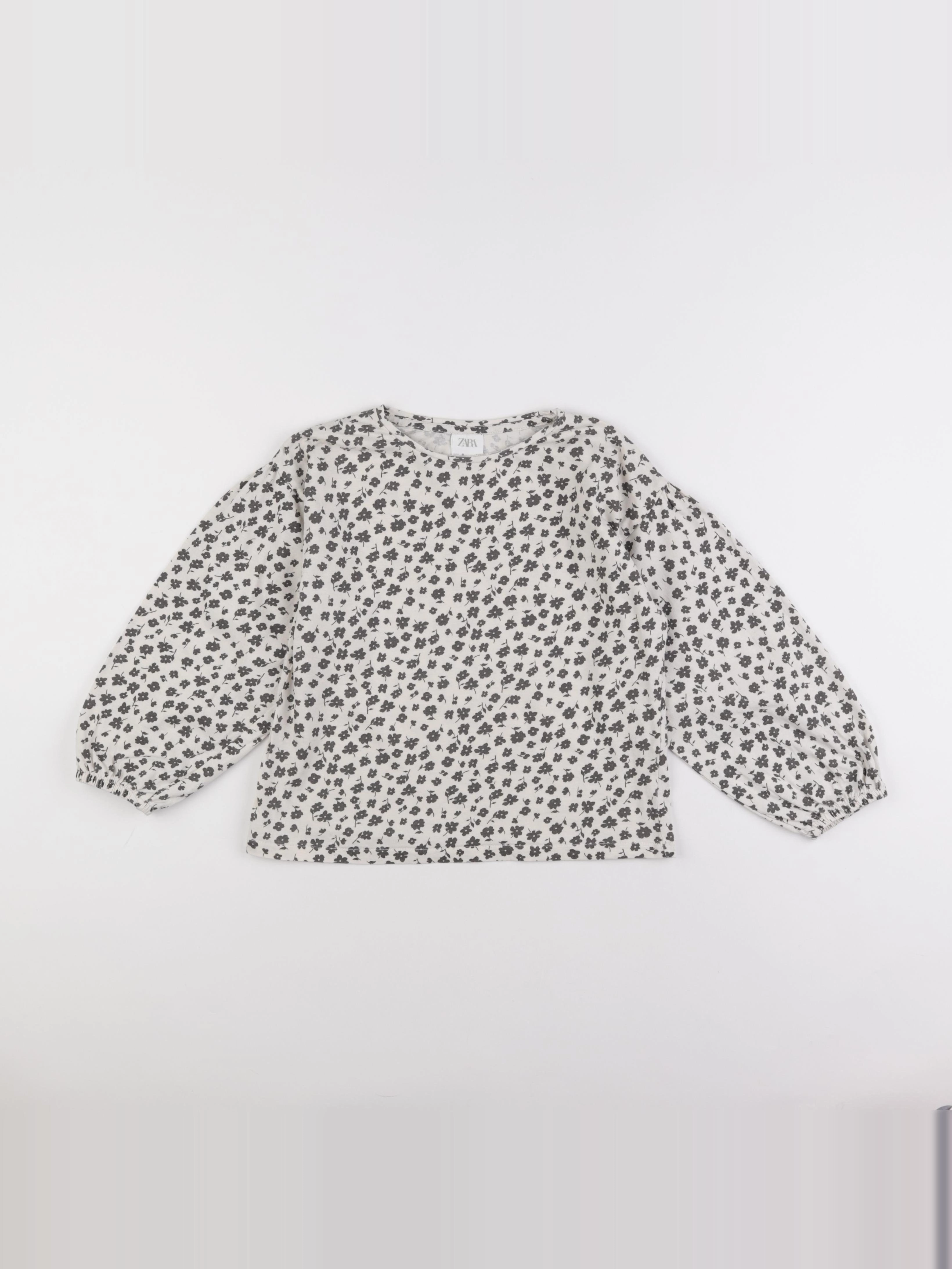 Zara - tee-shirt gris - 8 ans