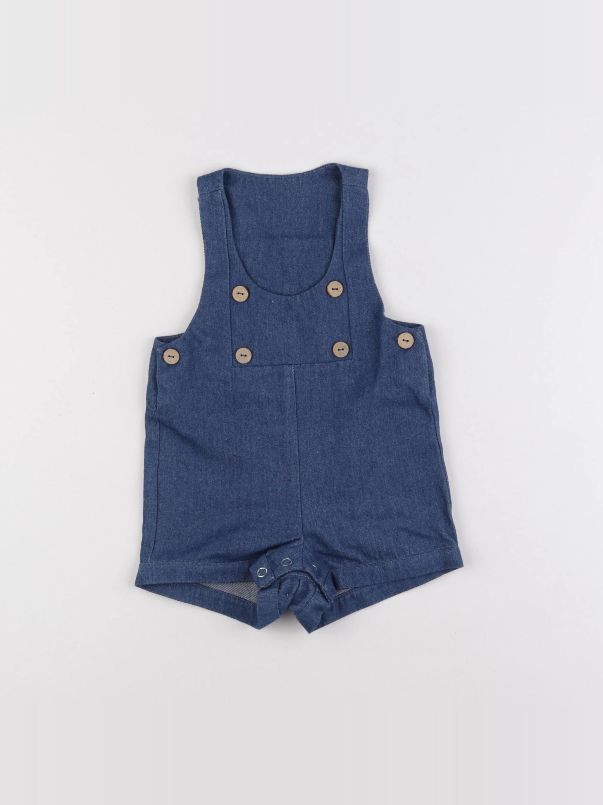 Frangin Frangine - combinaison bleu - 6/9 mois