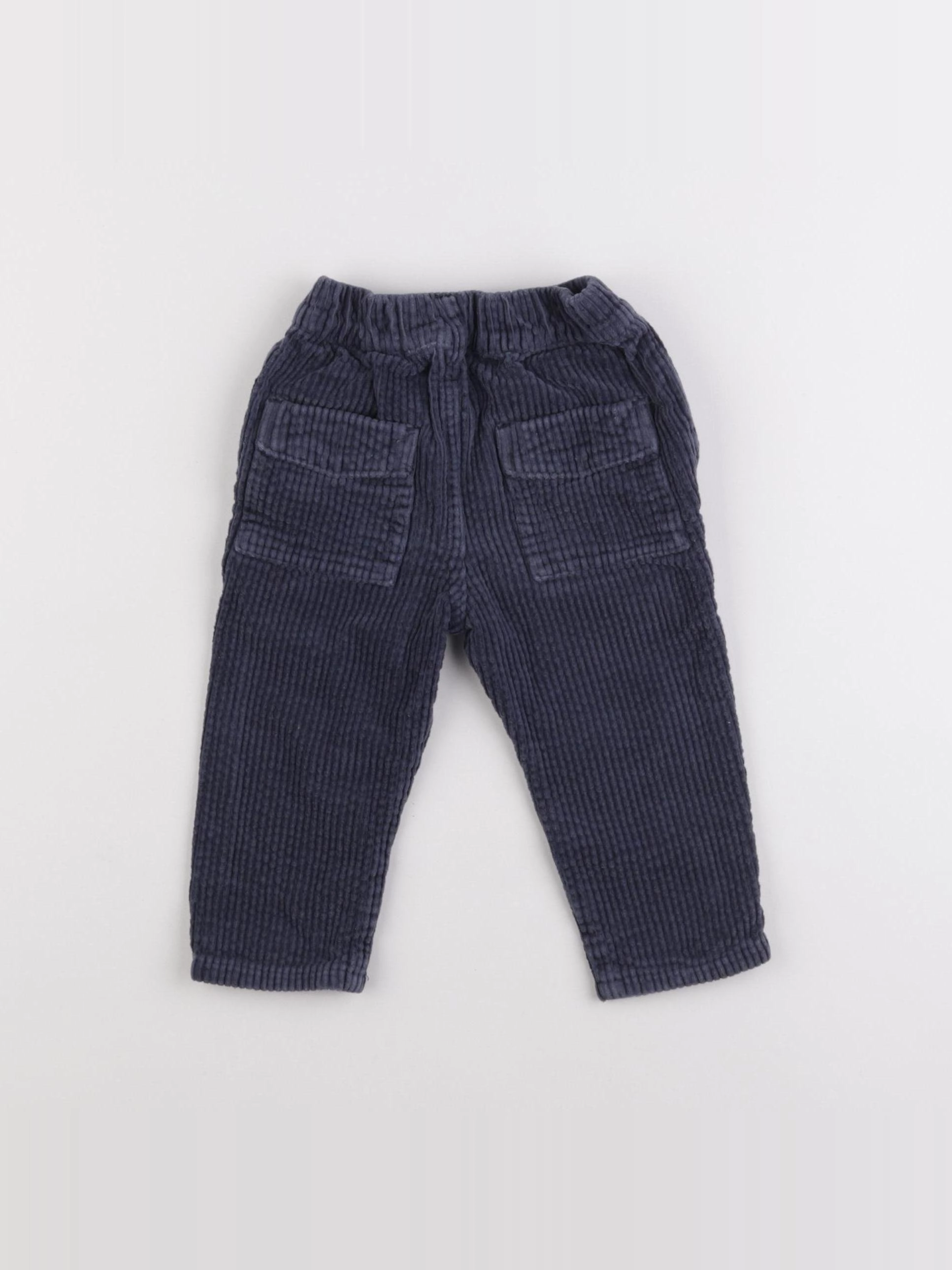 Boutchou - pantalon bleu - 12 mois