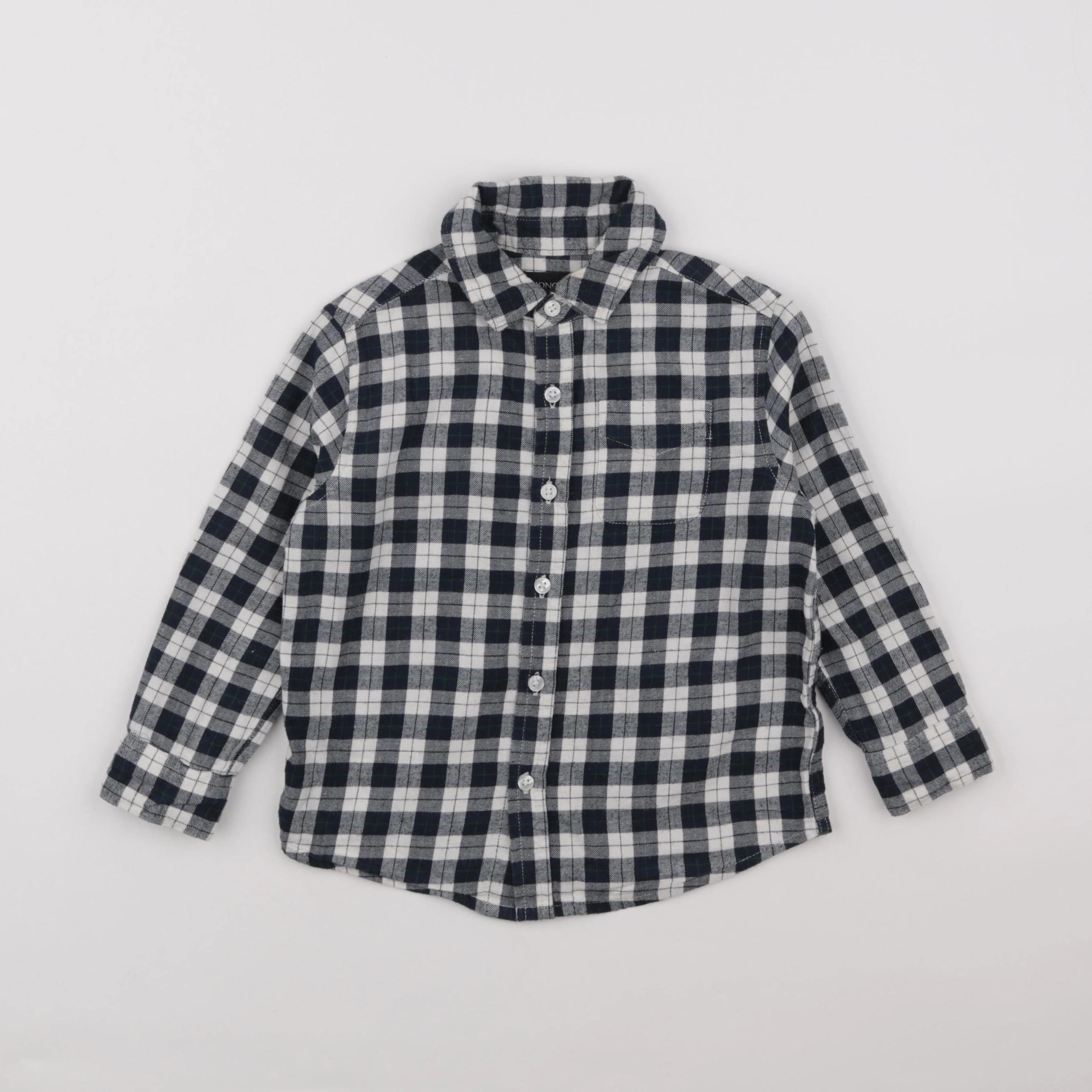 Monoprix - chemise bleu - 3 ans