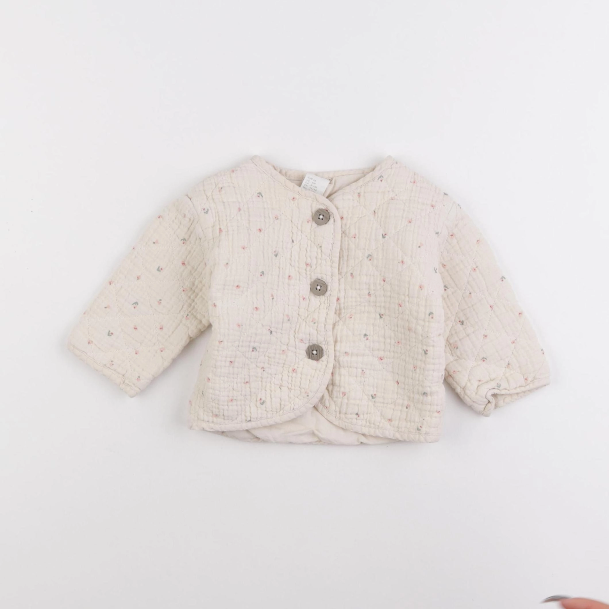 H&M - veste beige - 3/6 mois