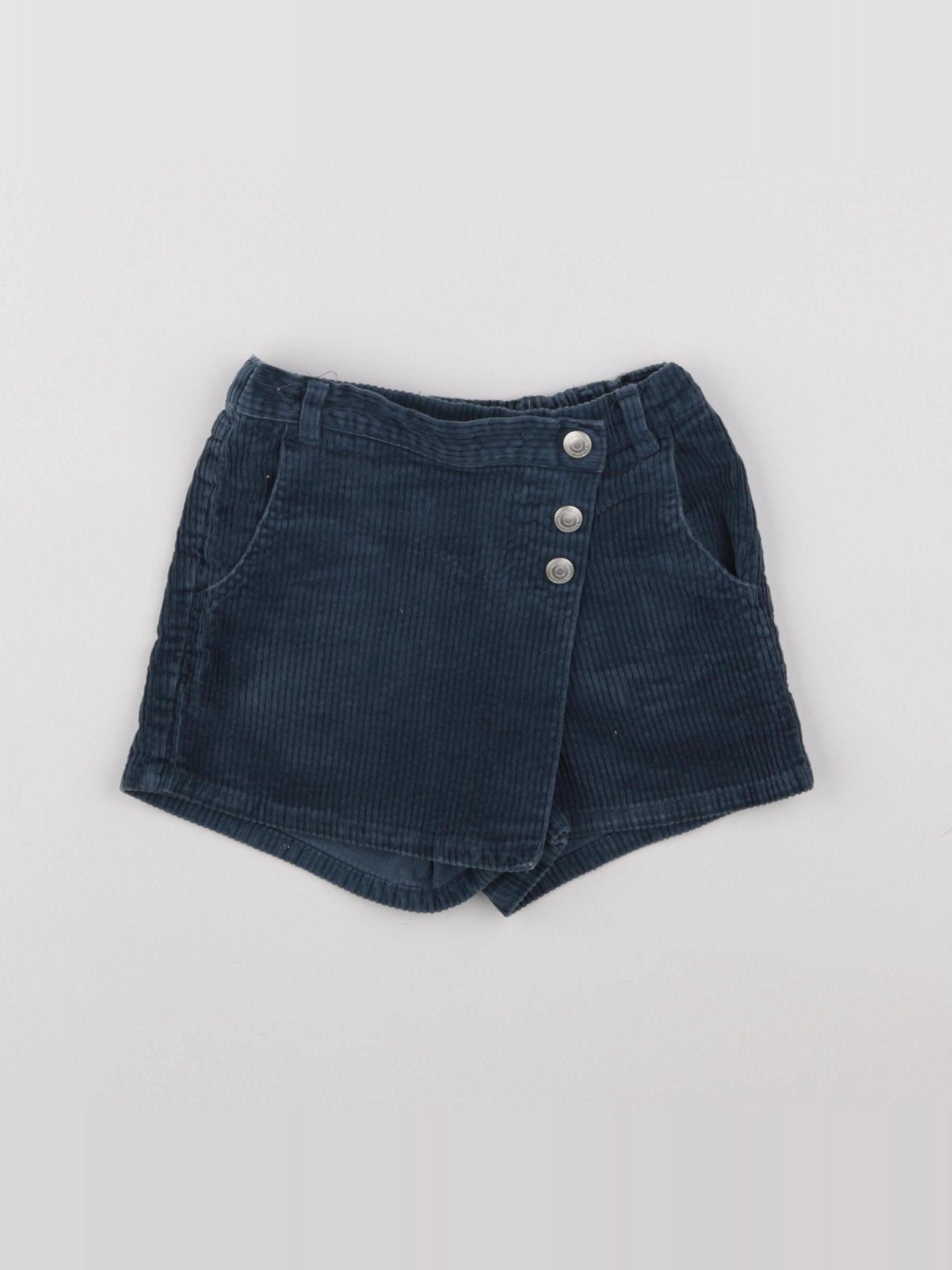 Tape à l'oeil - jupe short bleu - 6 ans