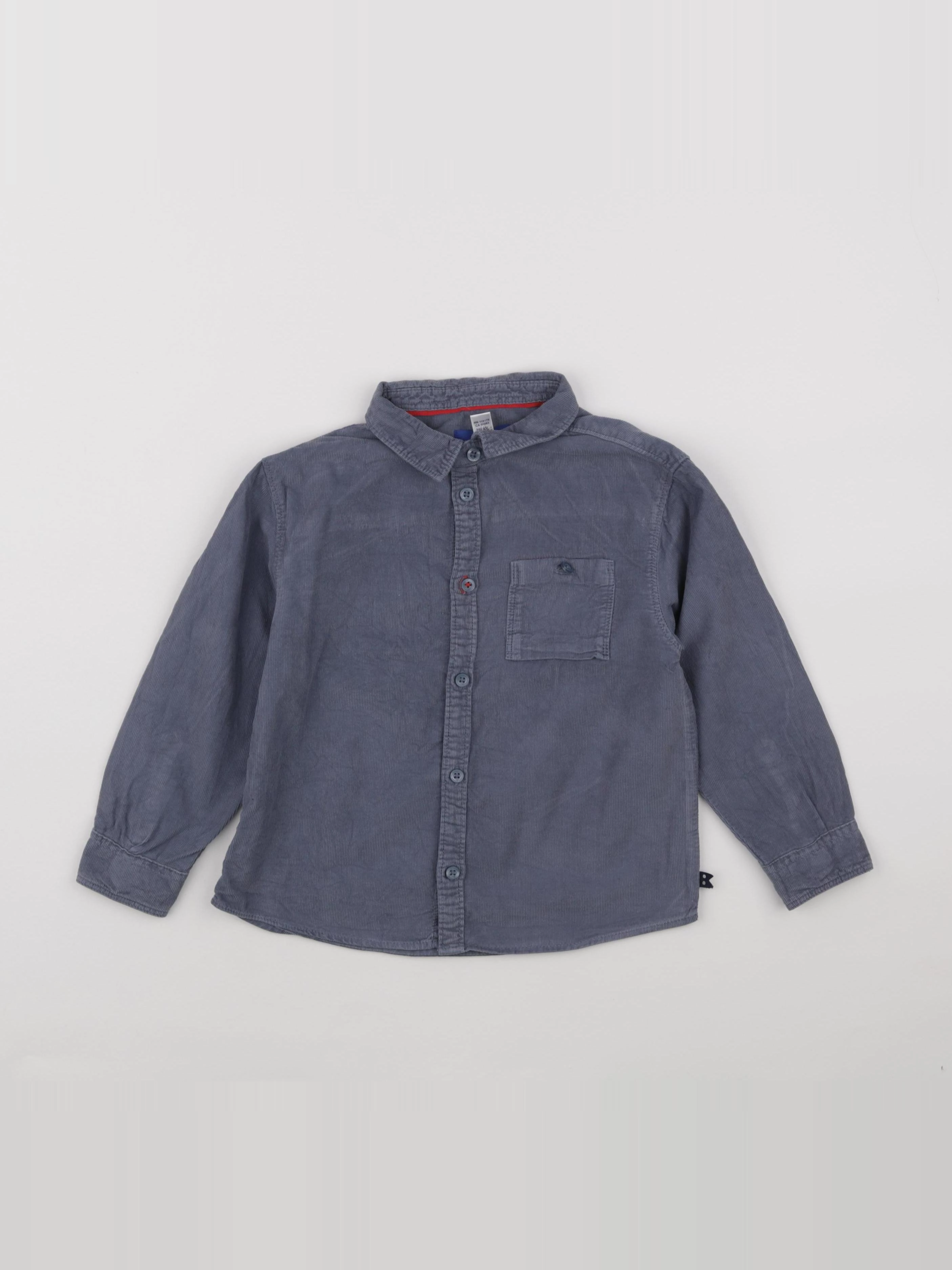 Okaidi - chemise bleu - 4 ans