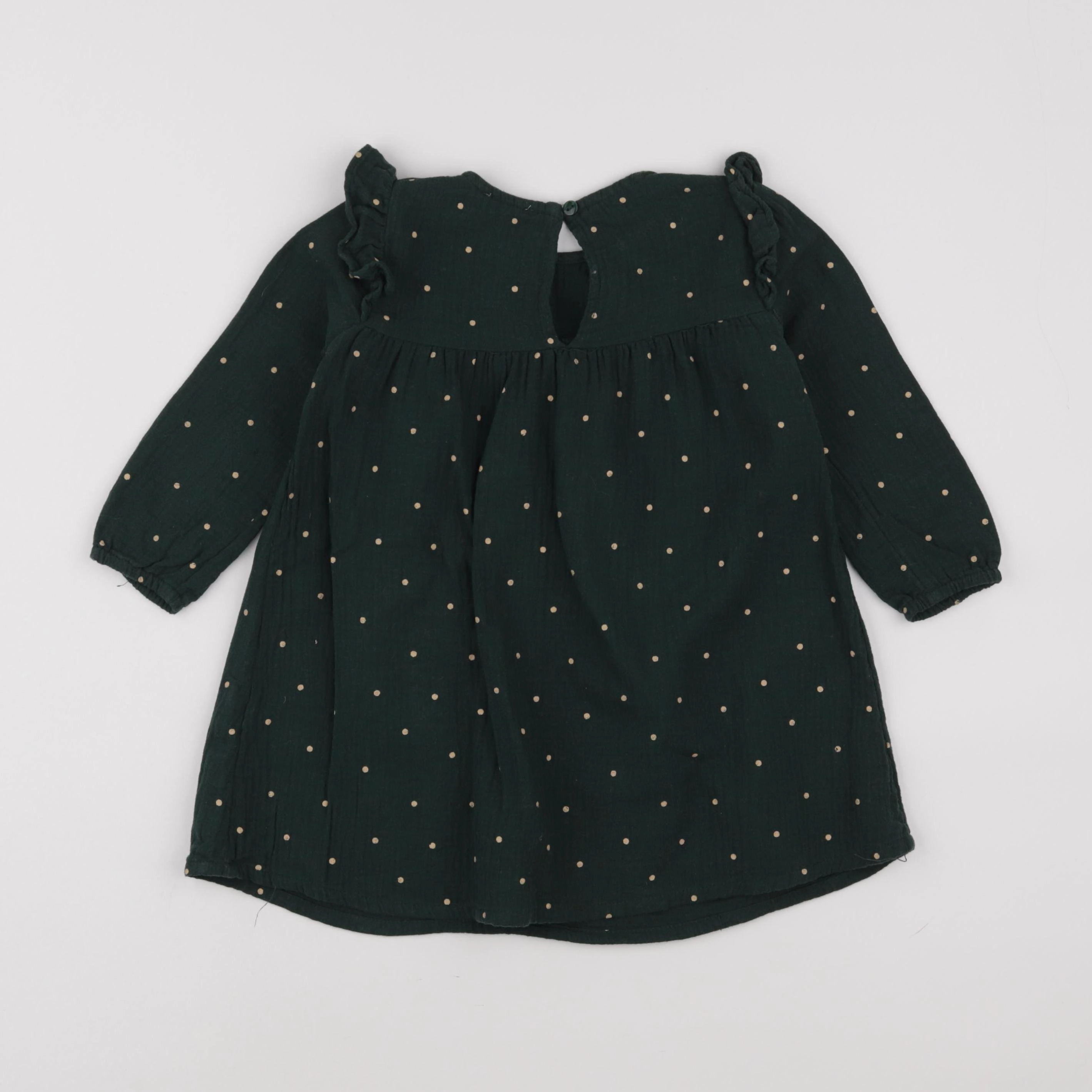 Vertbaudet - robe vert - 3 ans