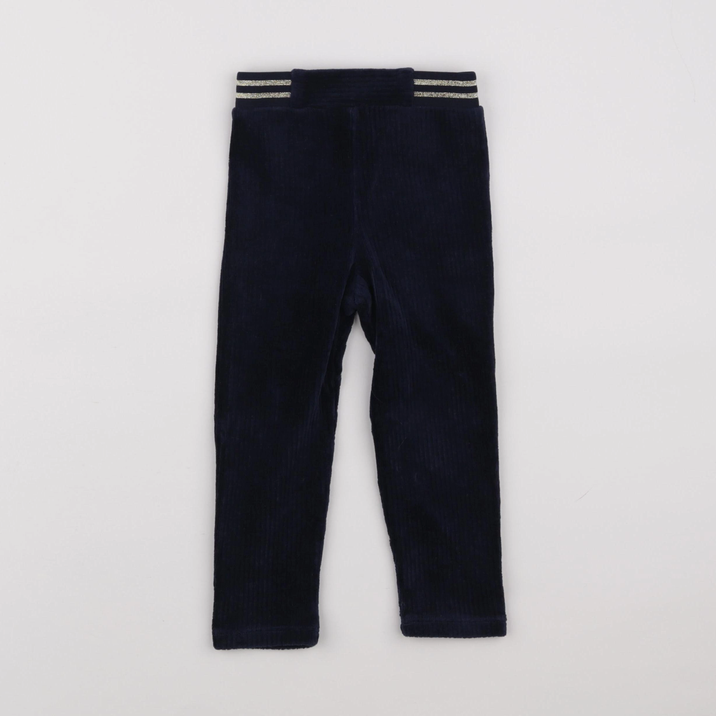Vertbaudet - pantalon bleu - 3 ans