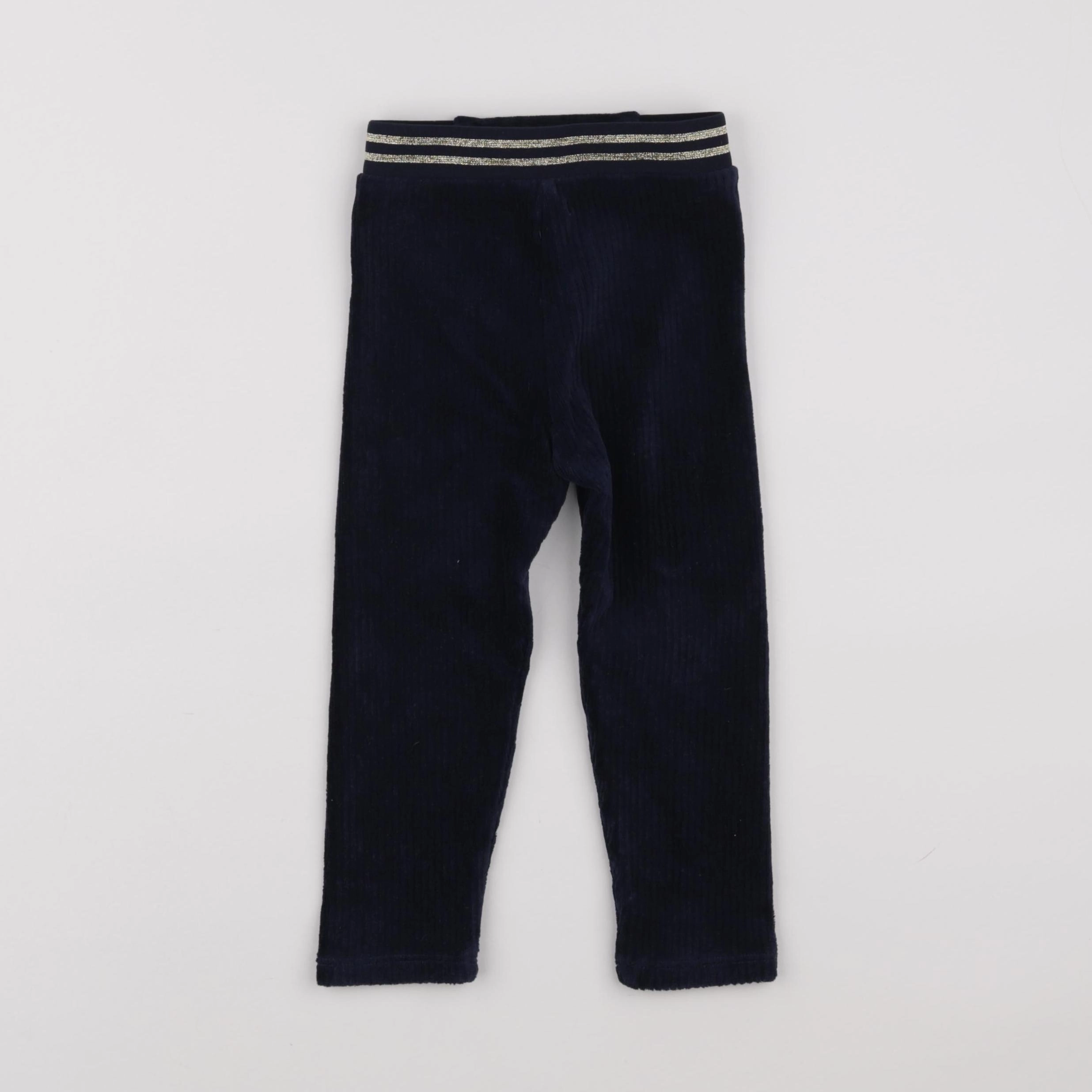 Vertbaudet - pantalon bleu - 3 ans