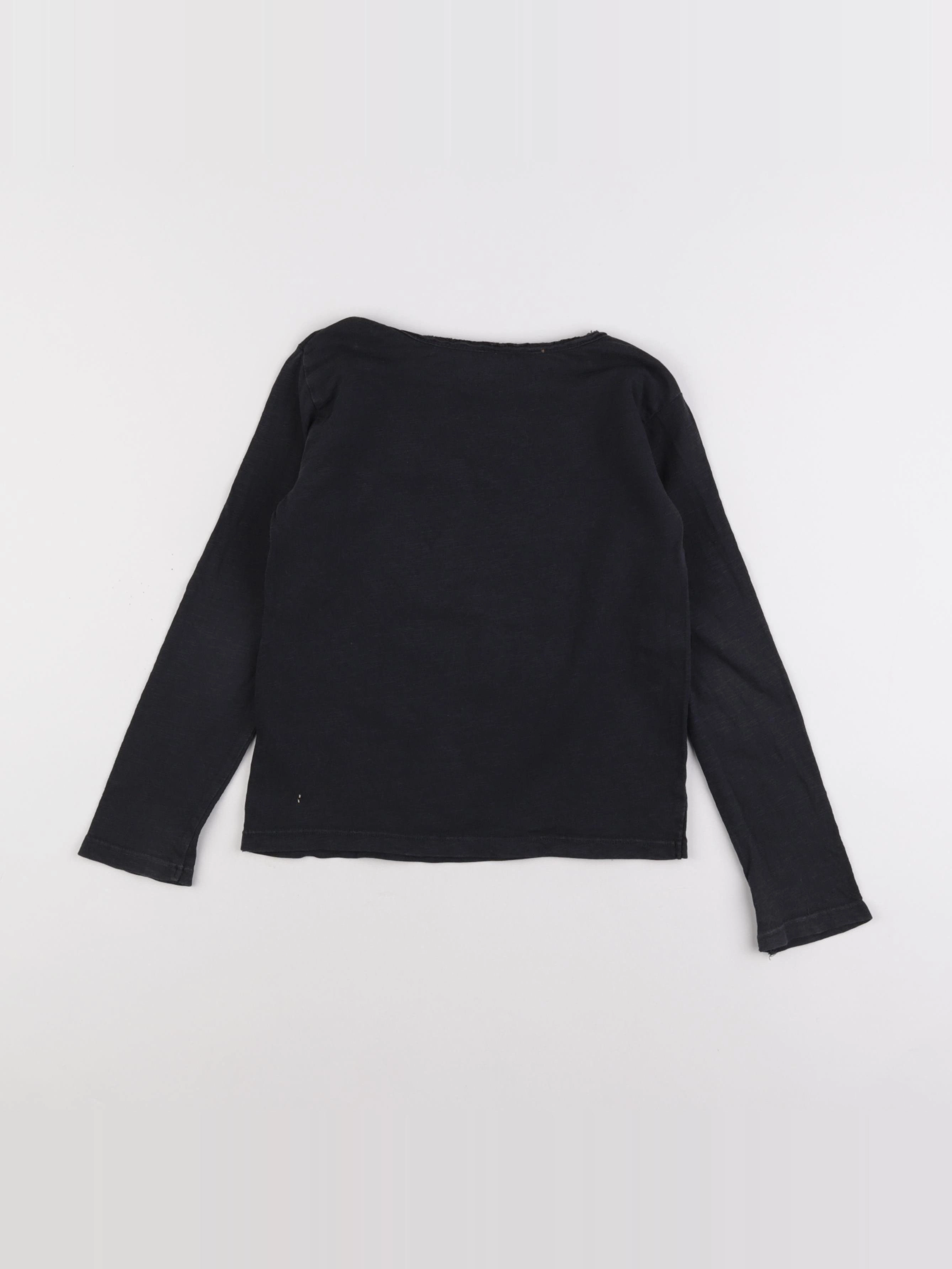 Zadig & Voltaire - tee-shirt or, noir - 6 ans