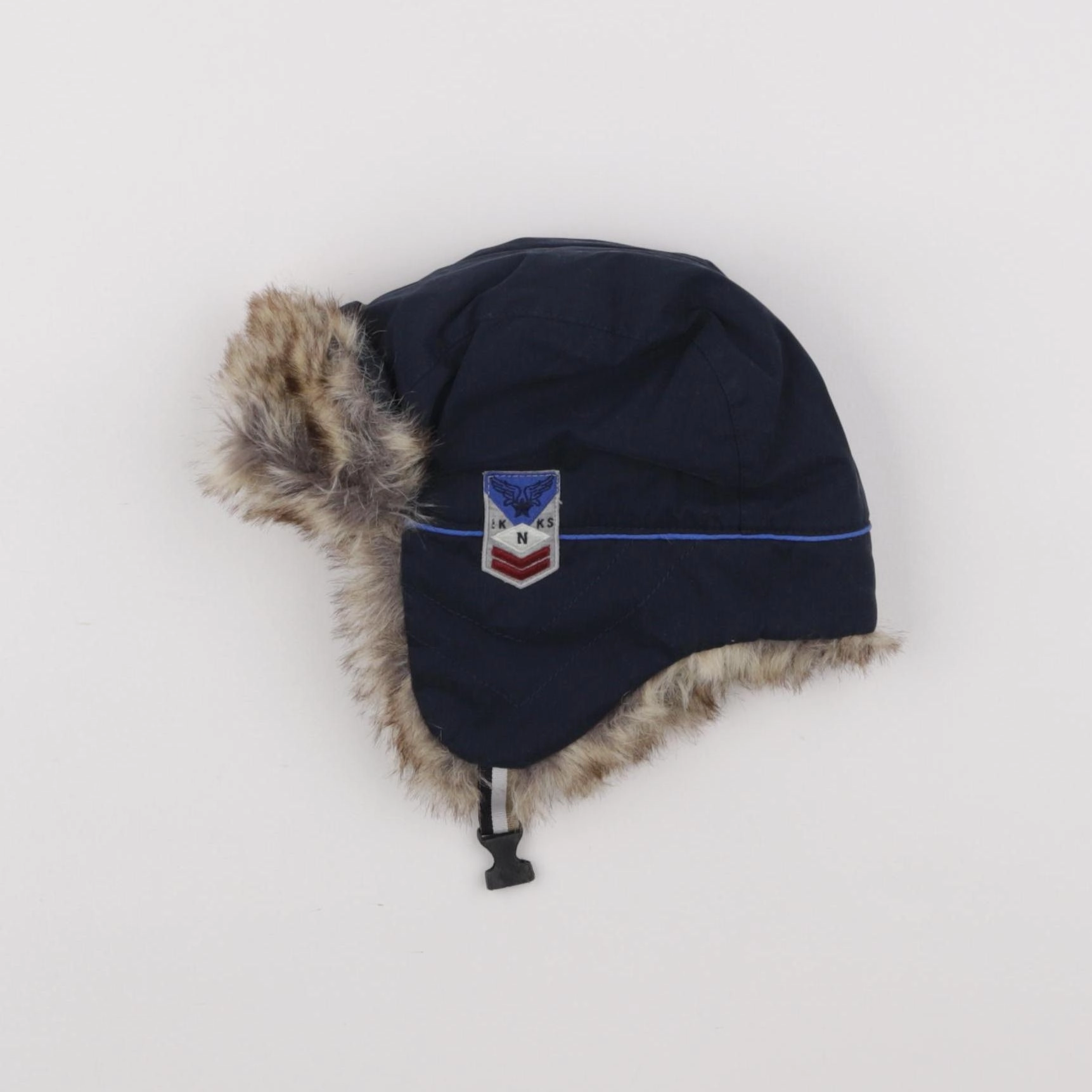 IKKS - bonnet bleu - 2/4 ans
