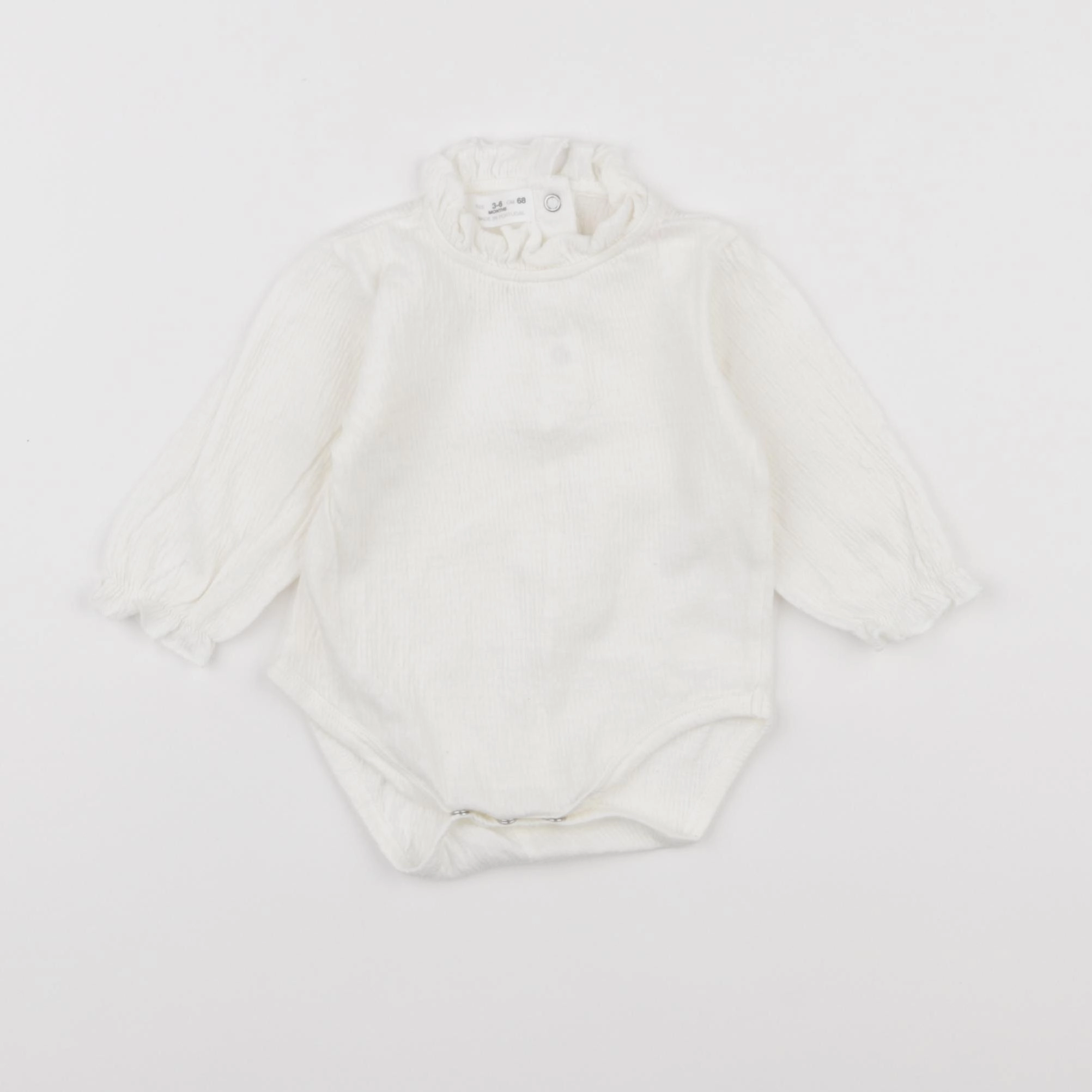 Zara - body à col blanc - 3/6 mois