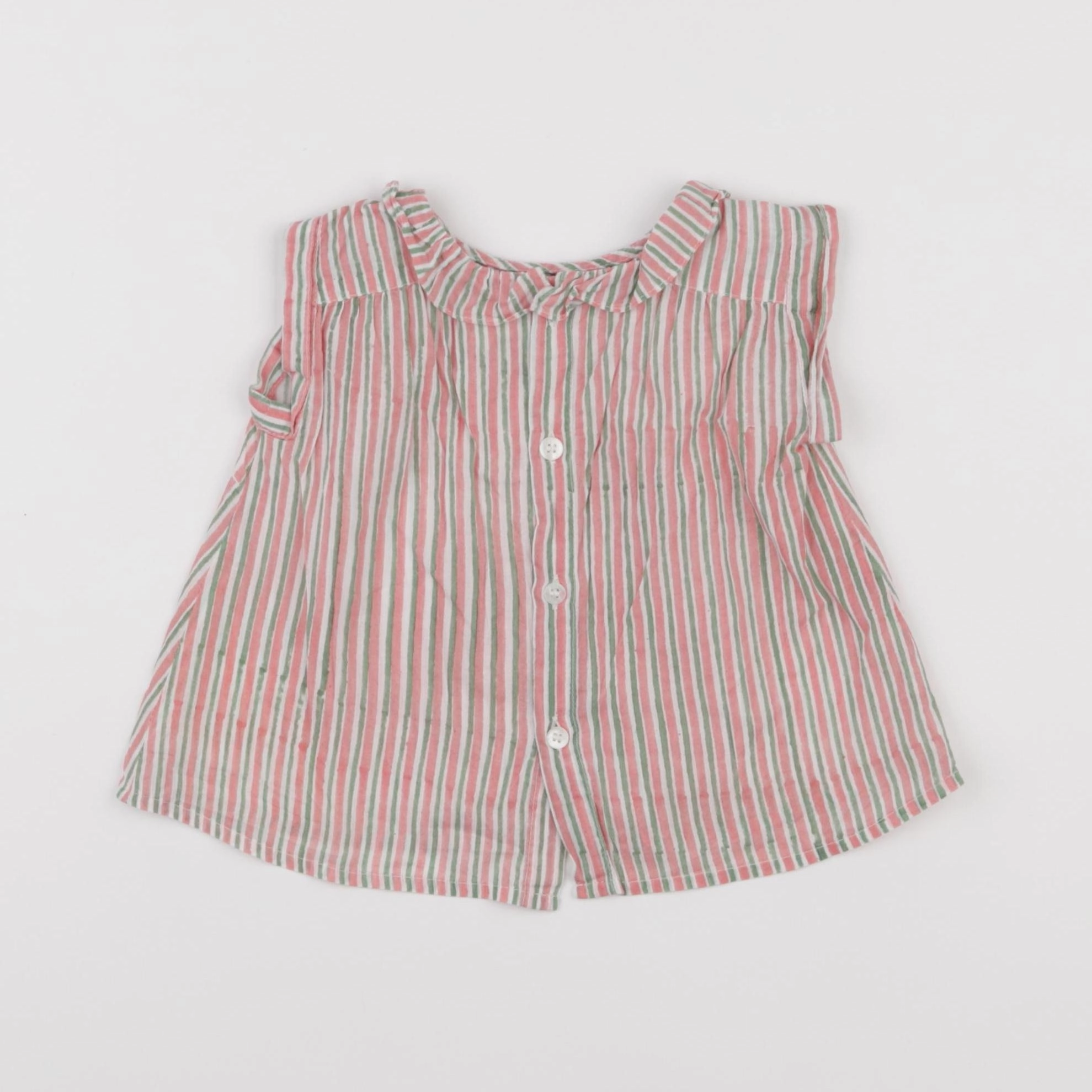 Bonton - blouse rose - 6 mois