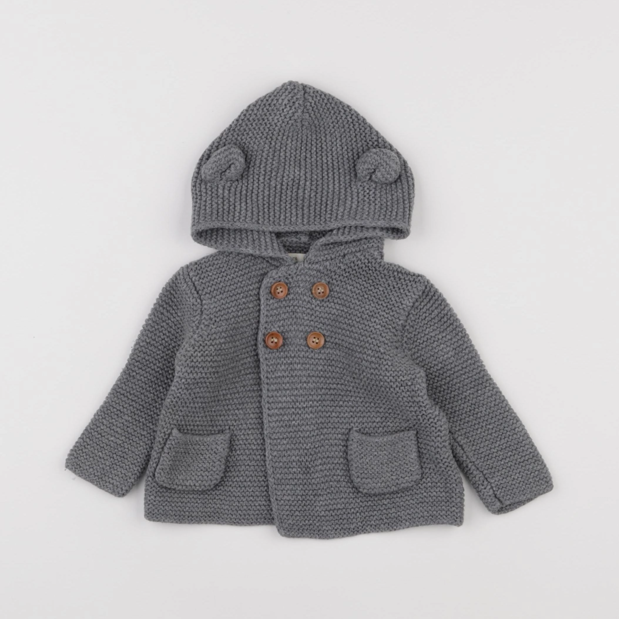 Zara - veste gris - 3/6 mois