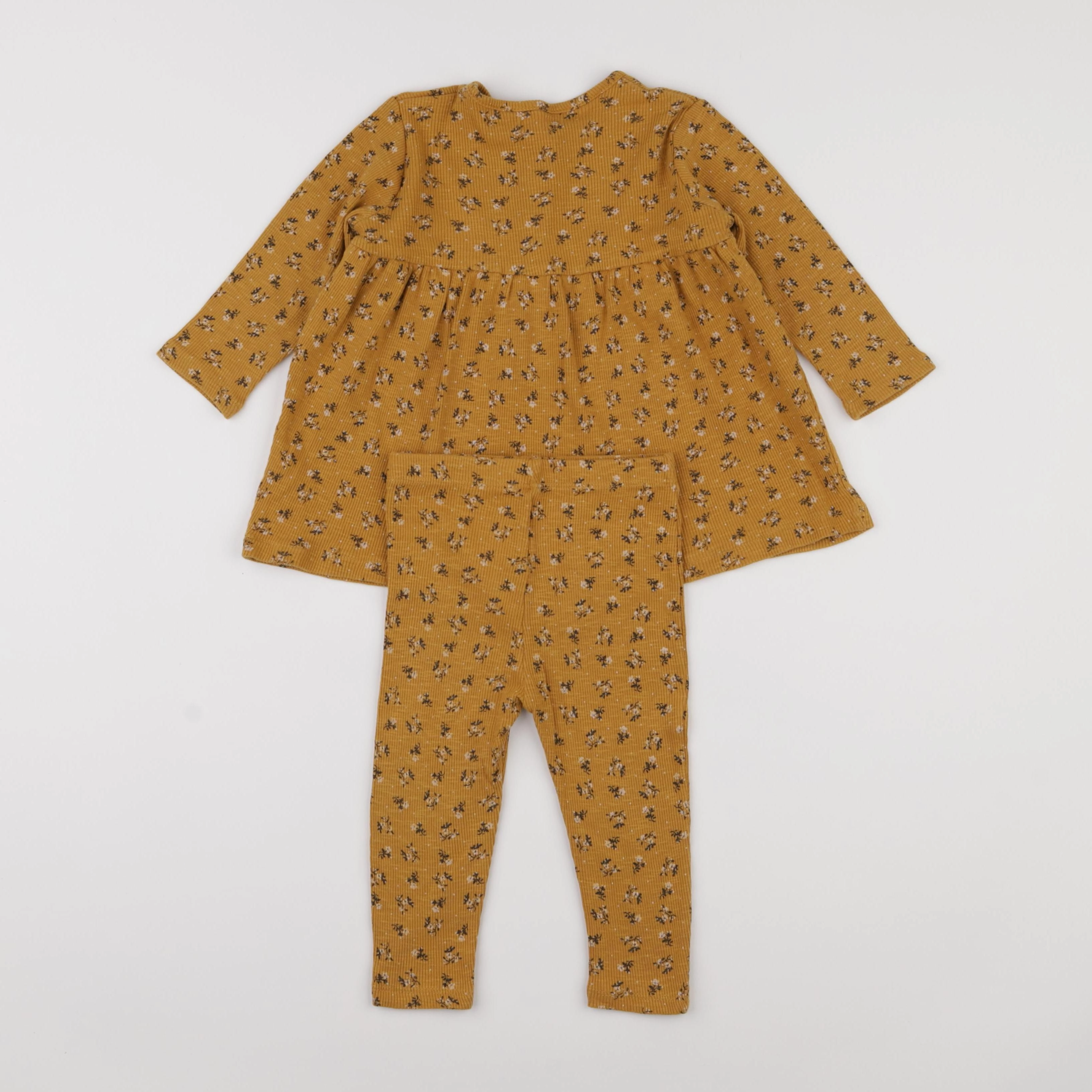 Vertbaudet - ensemble marron - 18 mois