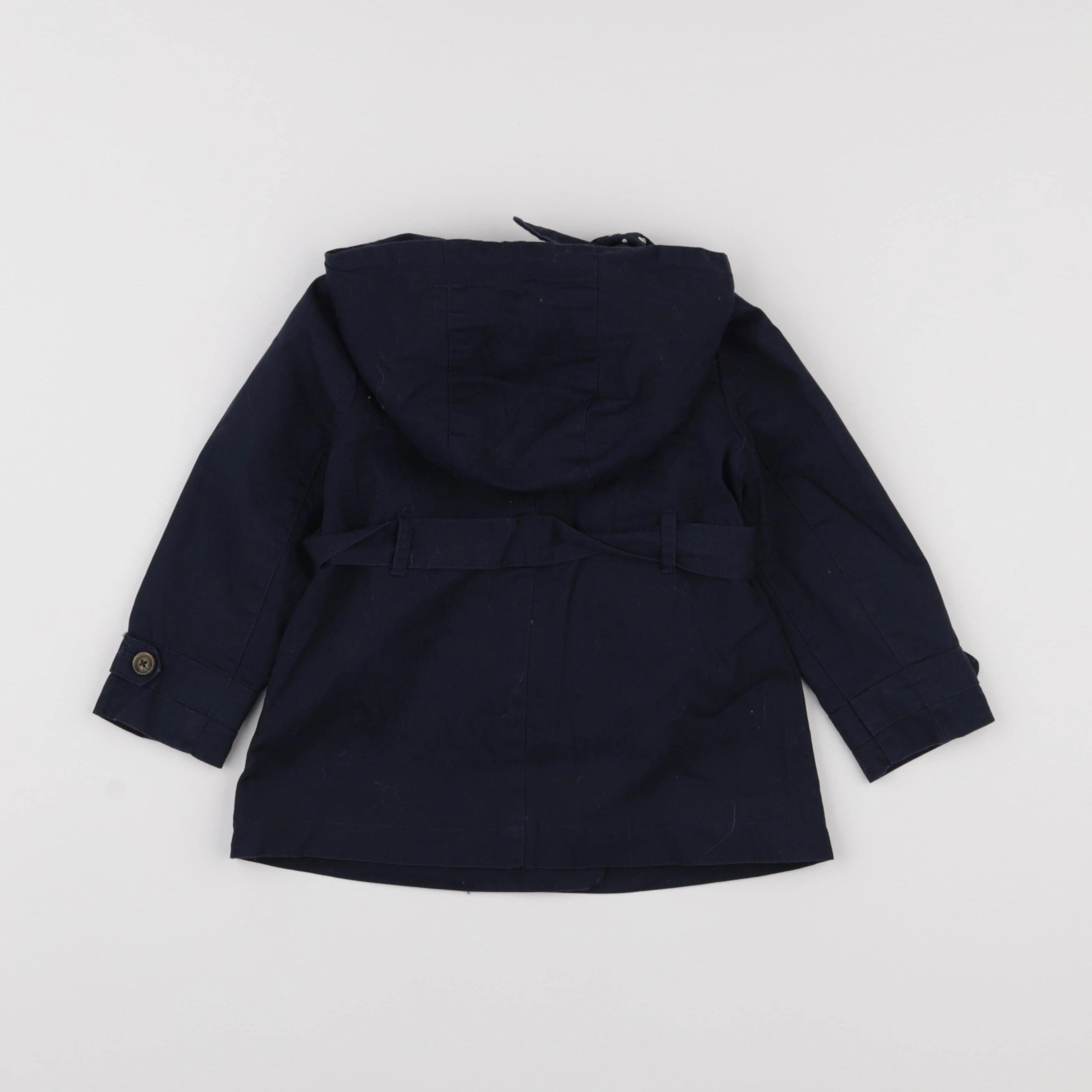 Vertbaudet - trench bleu - 2 ans