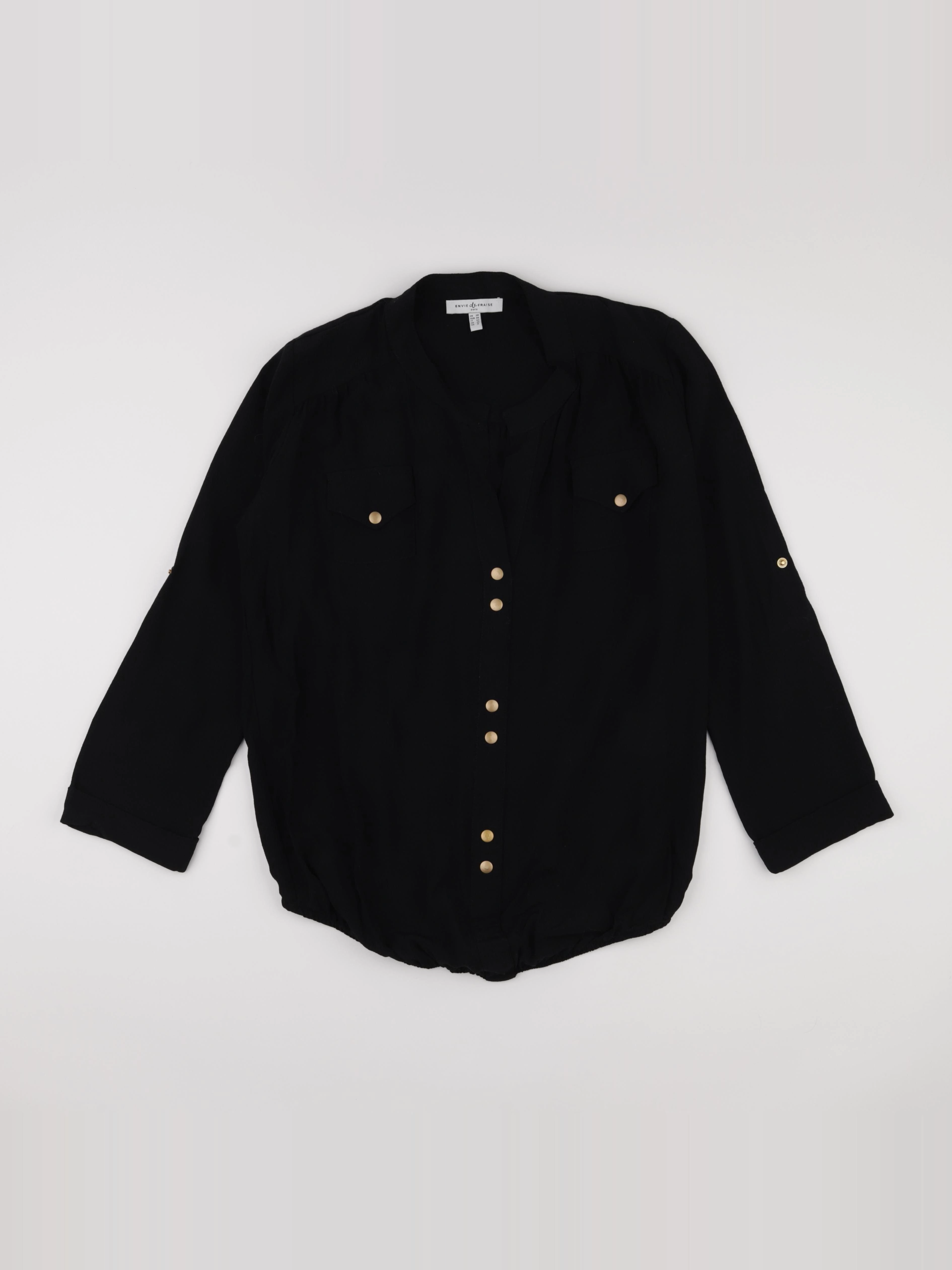 Envie de fraise - blouse grossesse noir - 38