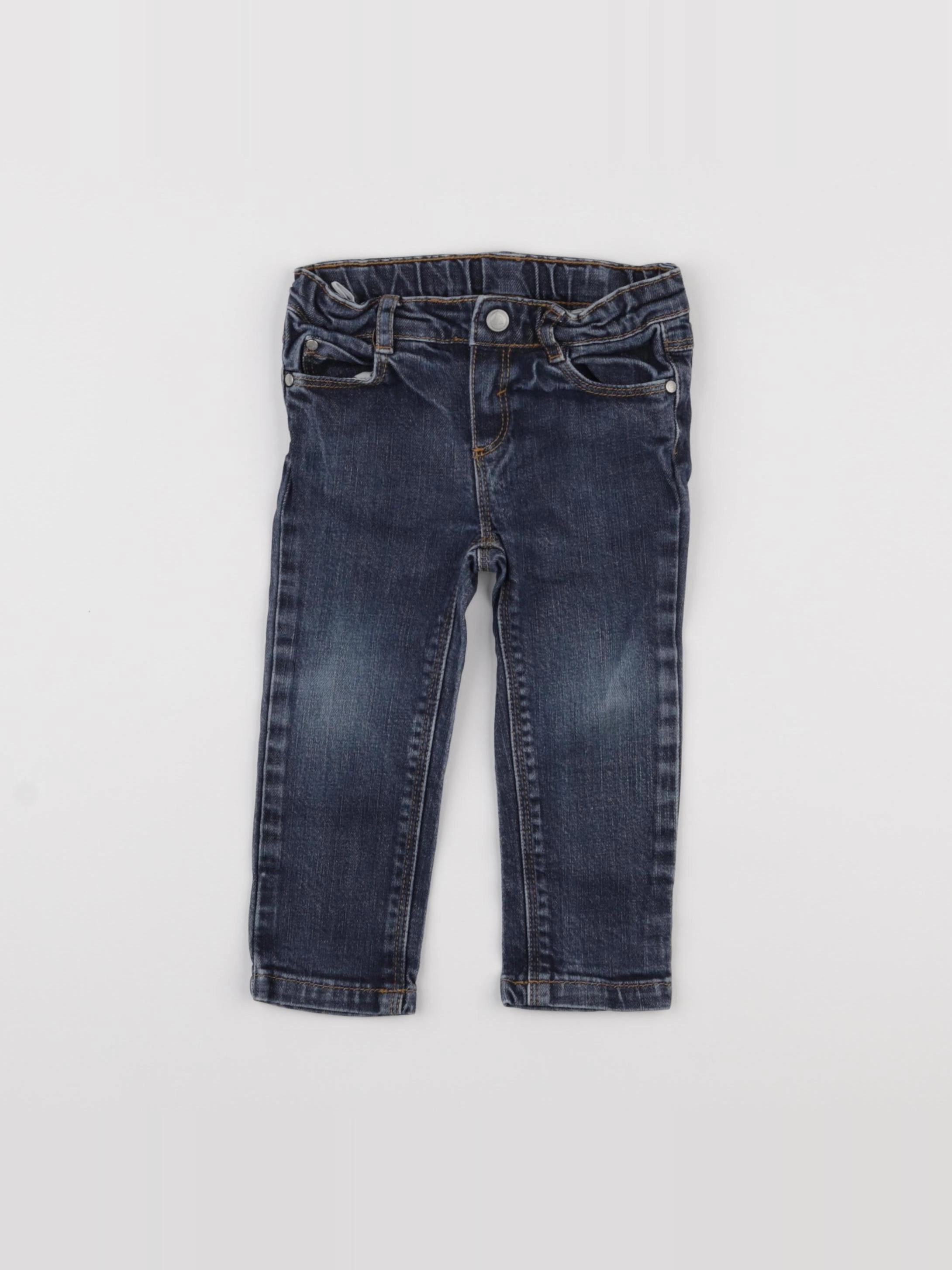 Petit Bateau - jean bleu - 18 mois