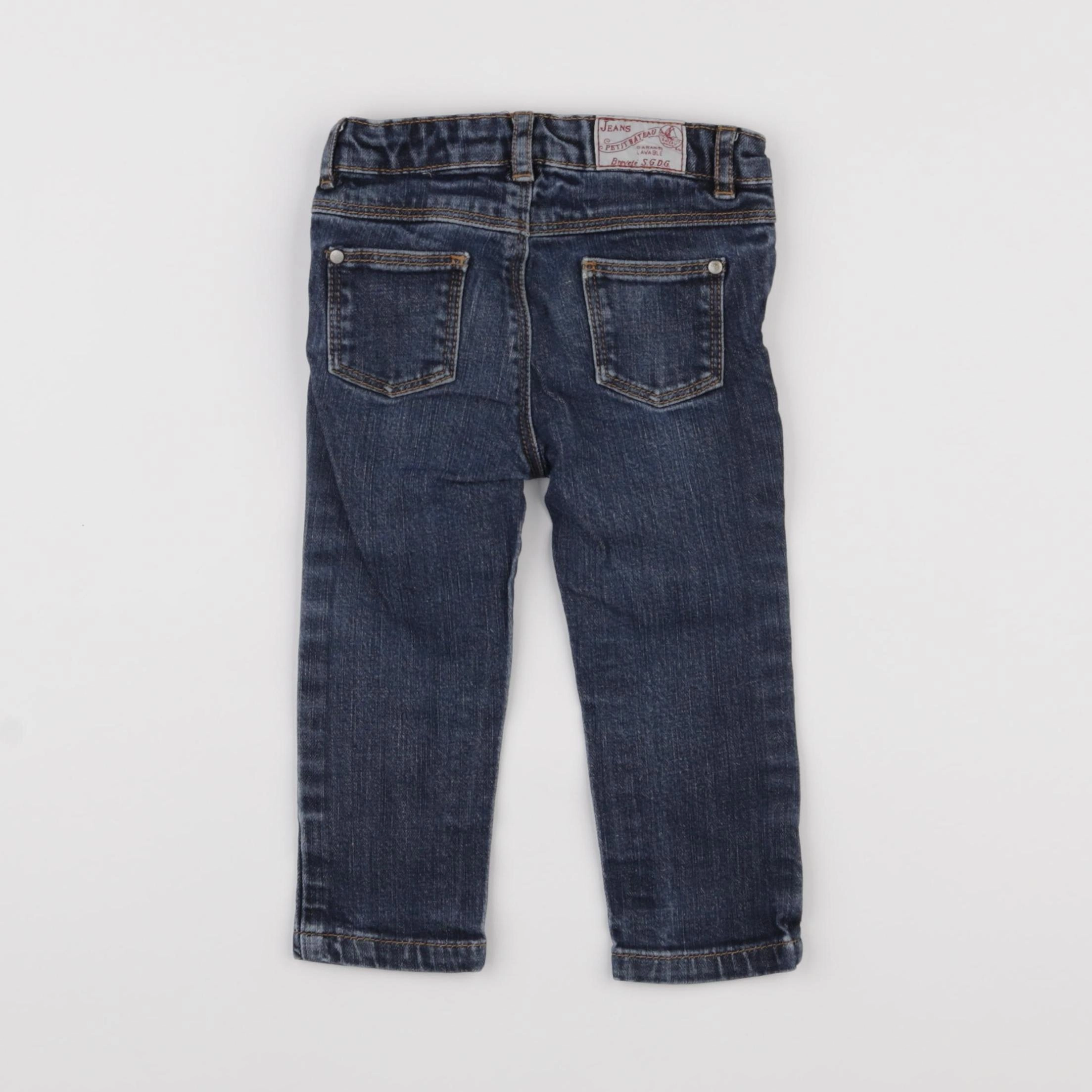 Petit Bateau - jean bleu - 18 mois