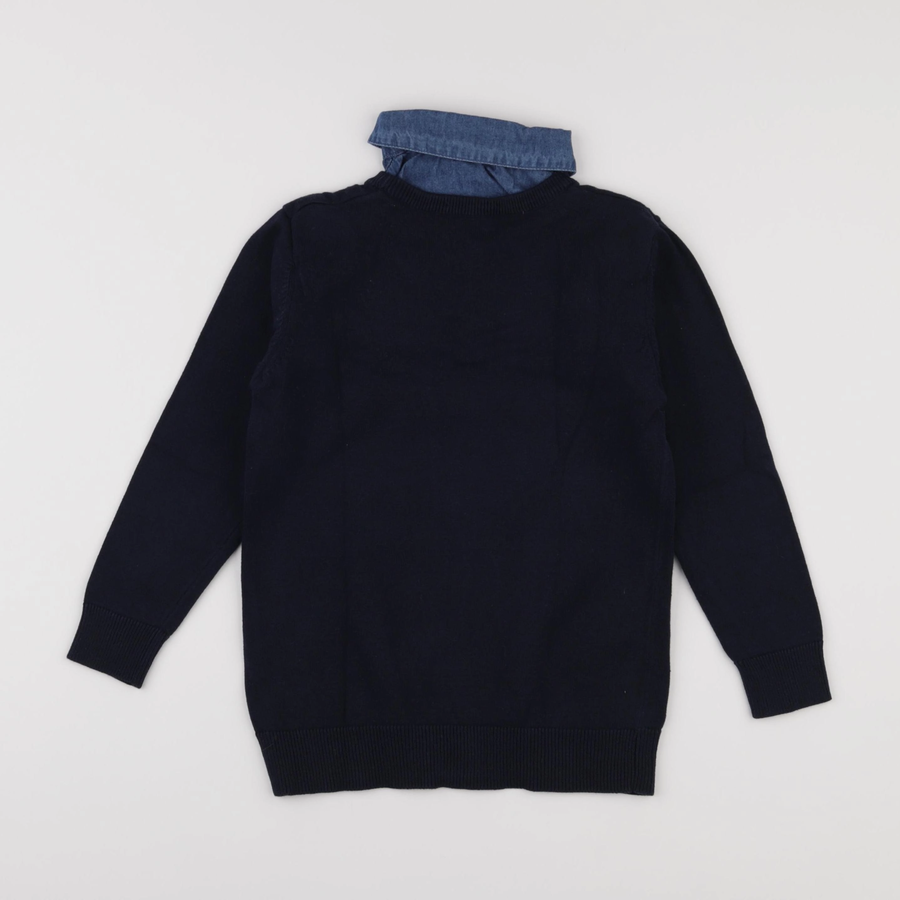 Vertbaudet - pull bleu - 8 ans