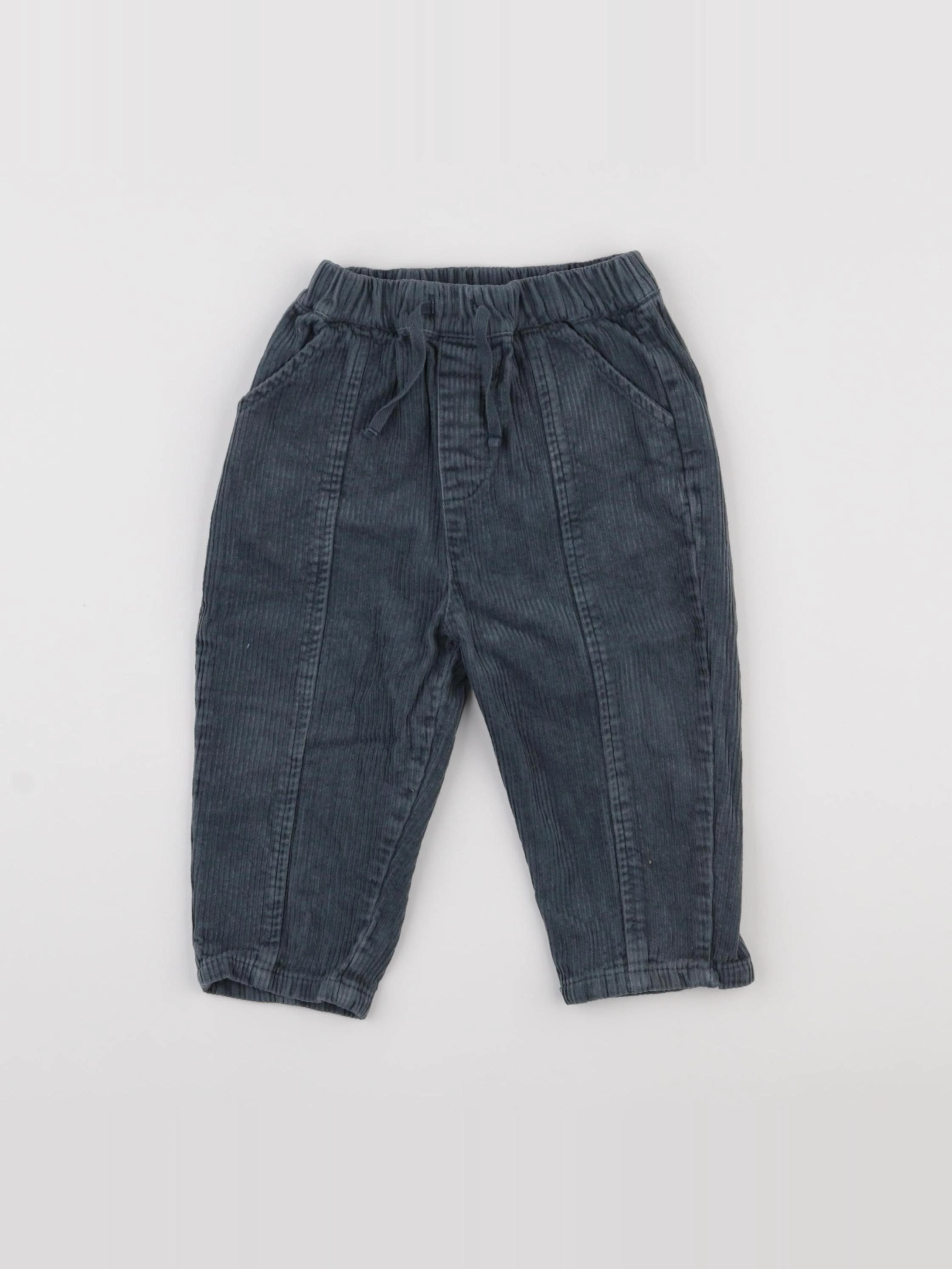 Vertbaudet - pantalon bleu - 18 mois