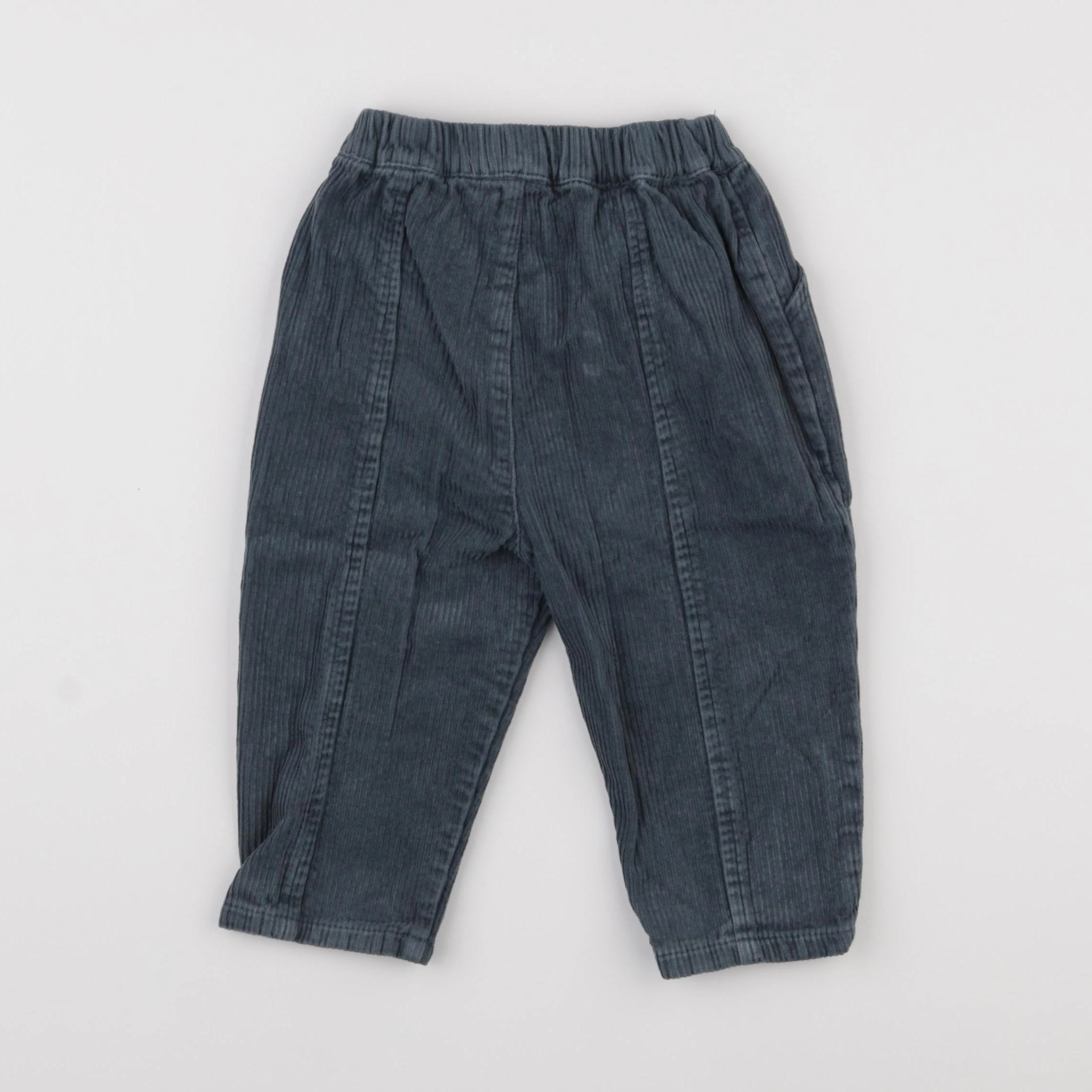 Vertbaudet - pantalon bleu - 18 mois
