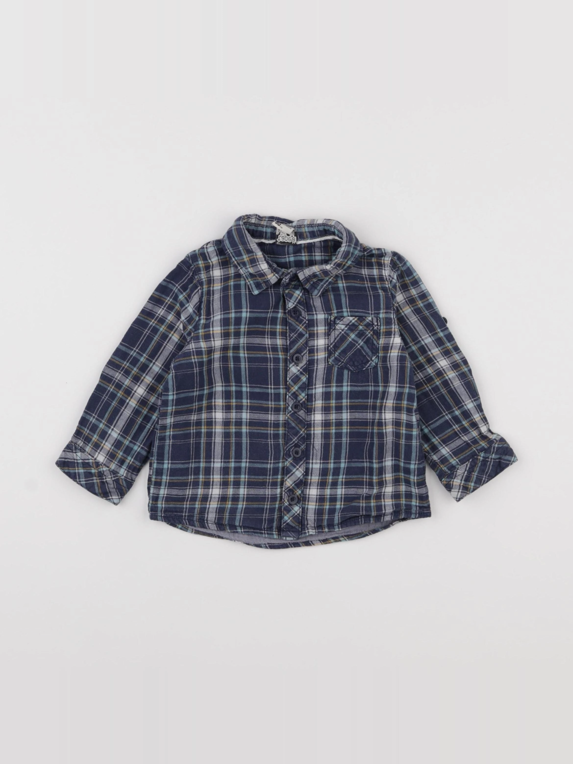 Tape à l'oeil - chemise bleu - 18 mois